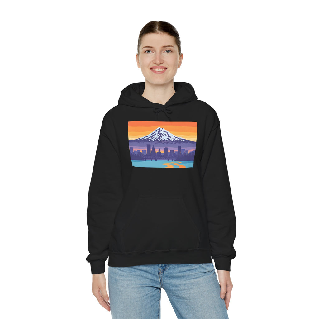 Portland Oregon City Mt Hood #bendlife Hoodie - Cascade Collection Portland Oregon Hoodie