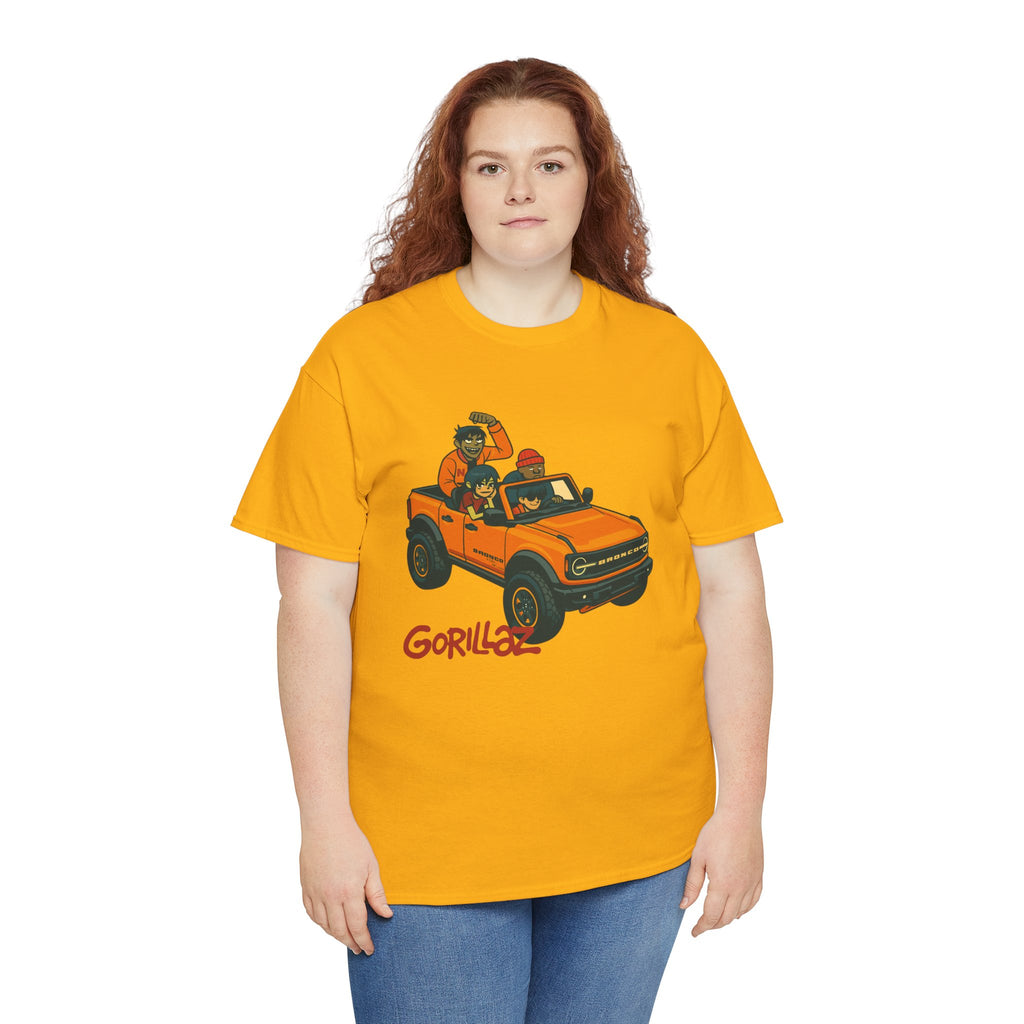 Gorillaz Inspired Bronco Jeep Tee | Band T-Shirt