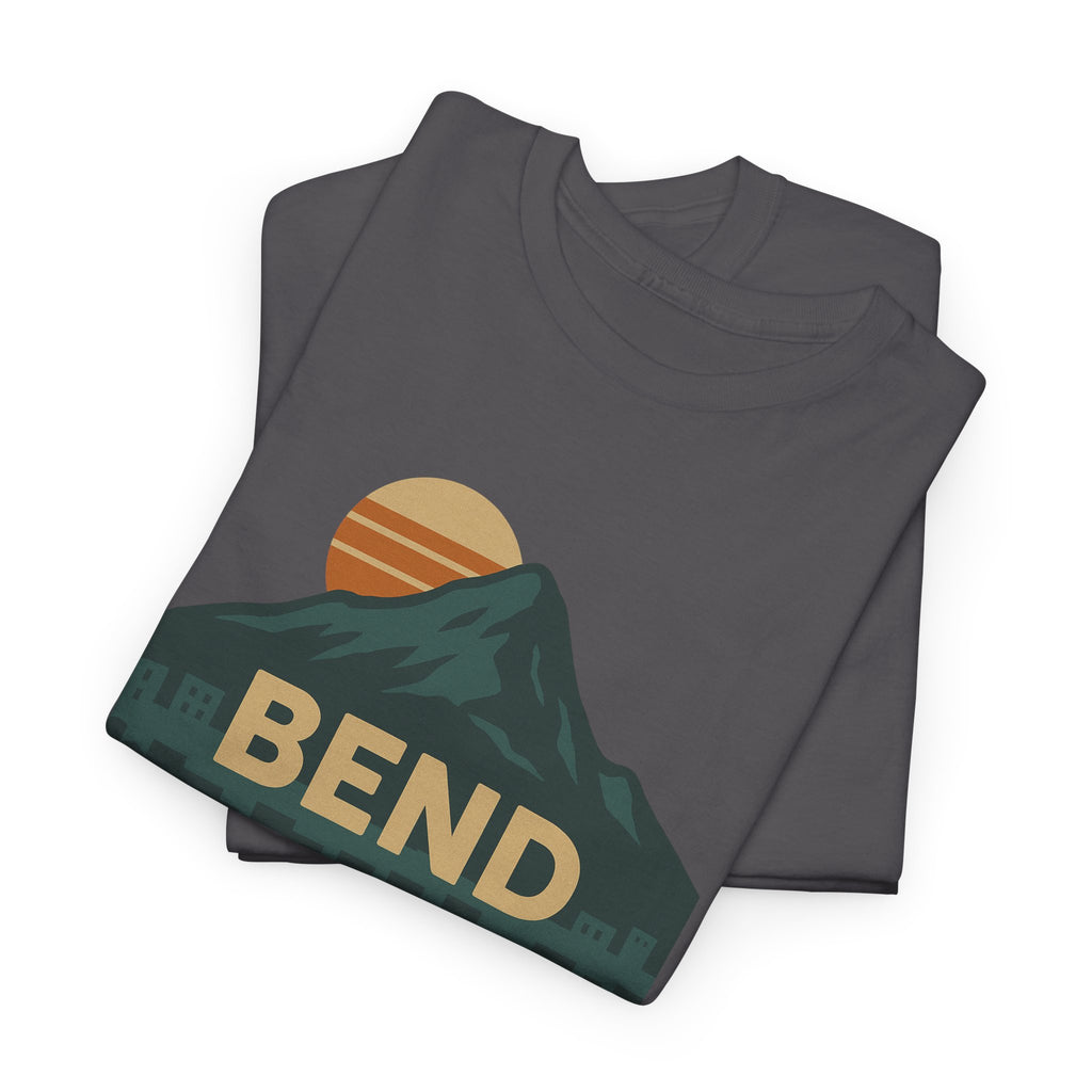 Bend Oregon Vinyl Stop T-Shirt | Mountain Record Player Tee Record Store