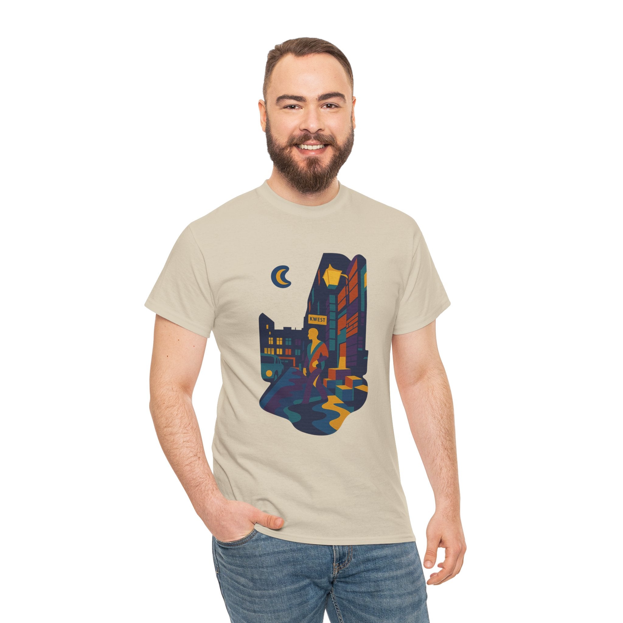 Ziggy Stardust Inspired Tee | Moonlight bowie ziggy retro album cover rock t-shirt