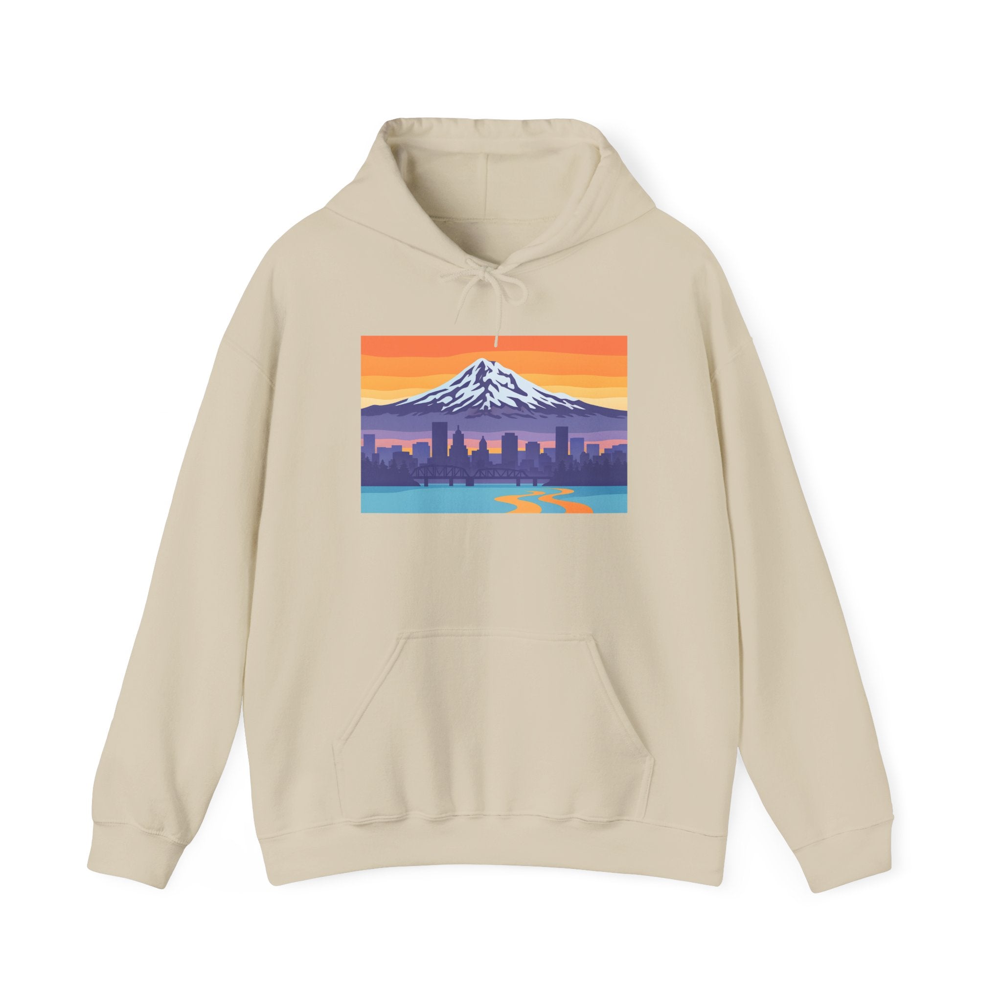 Portland Oregon City Mt Hood #bendlife Hoodie - Cascade Collection Portland Oregon Hoodie