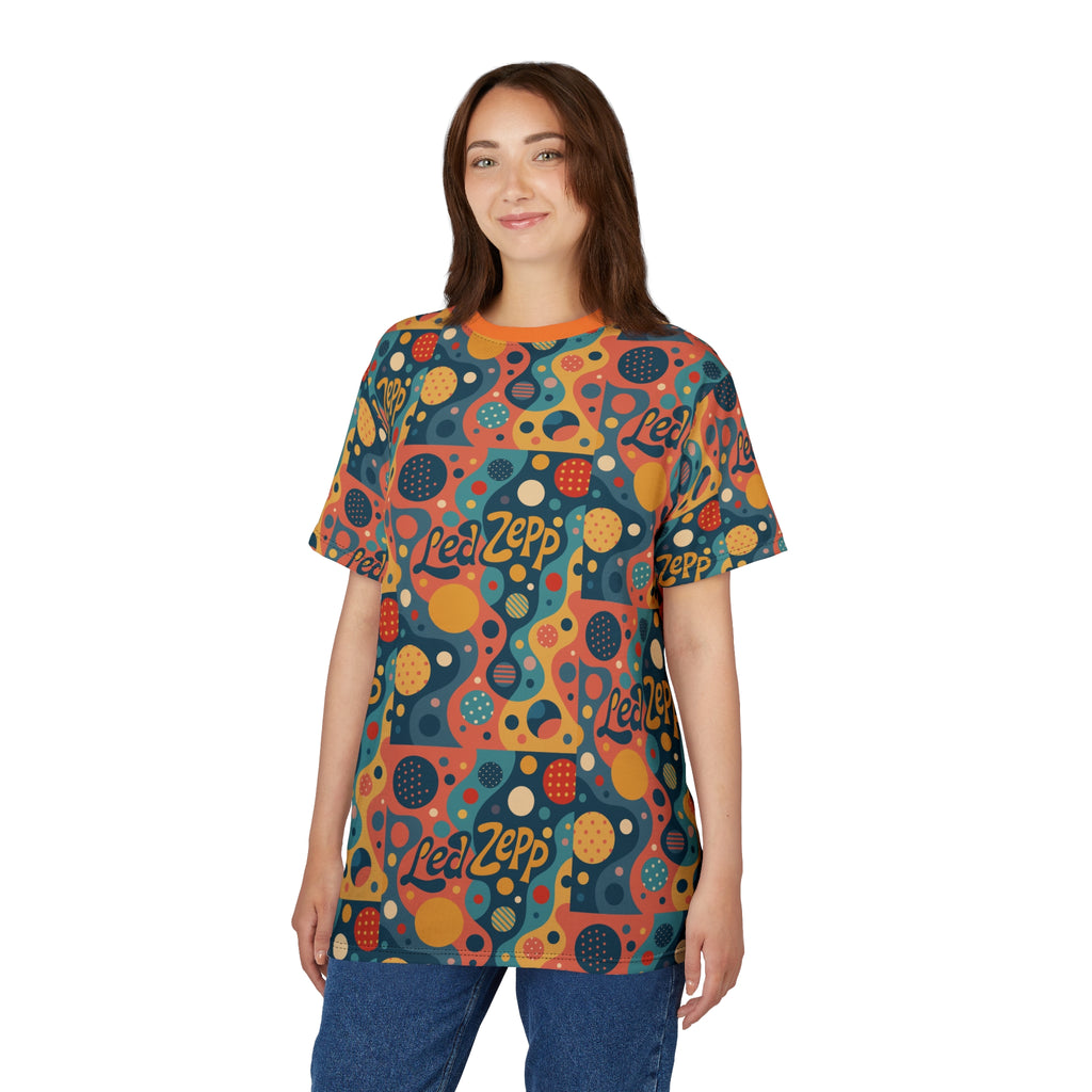 Led Zepp psychedelic pattern Tee | All-over print shirt