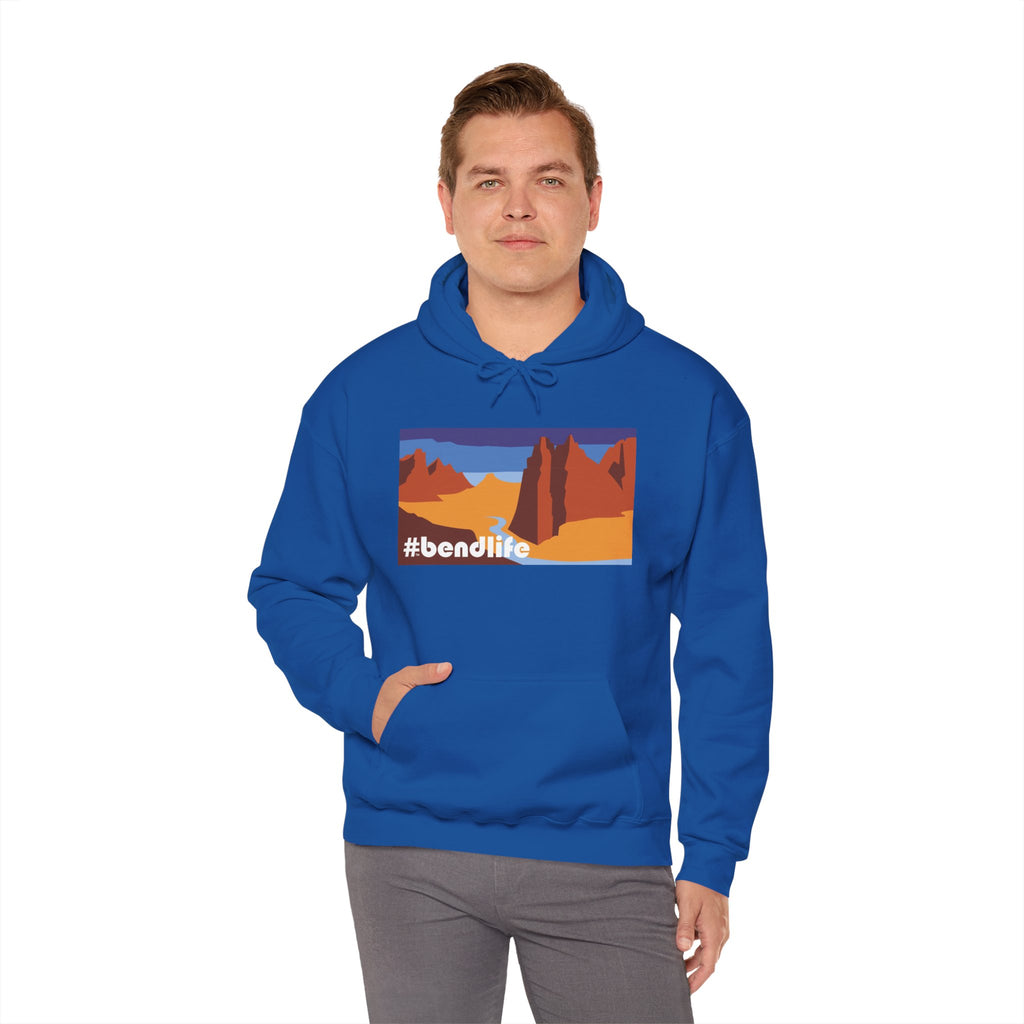 Bend Oregon #bendlife Smith Rock Hoodie - Cascade Collection Bend Oregon Hoodie