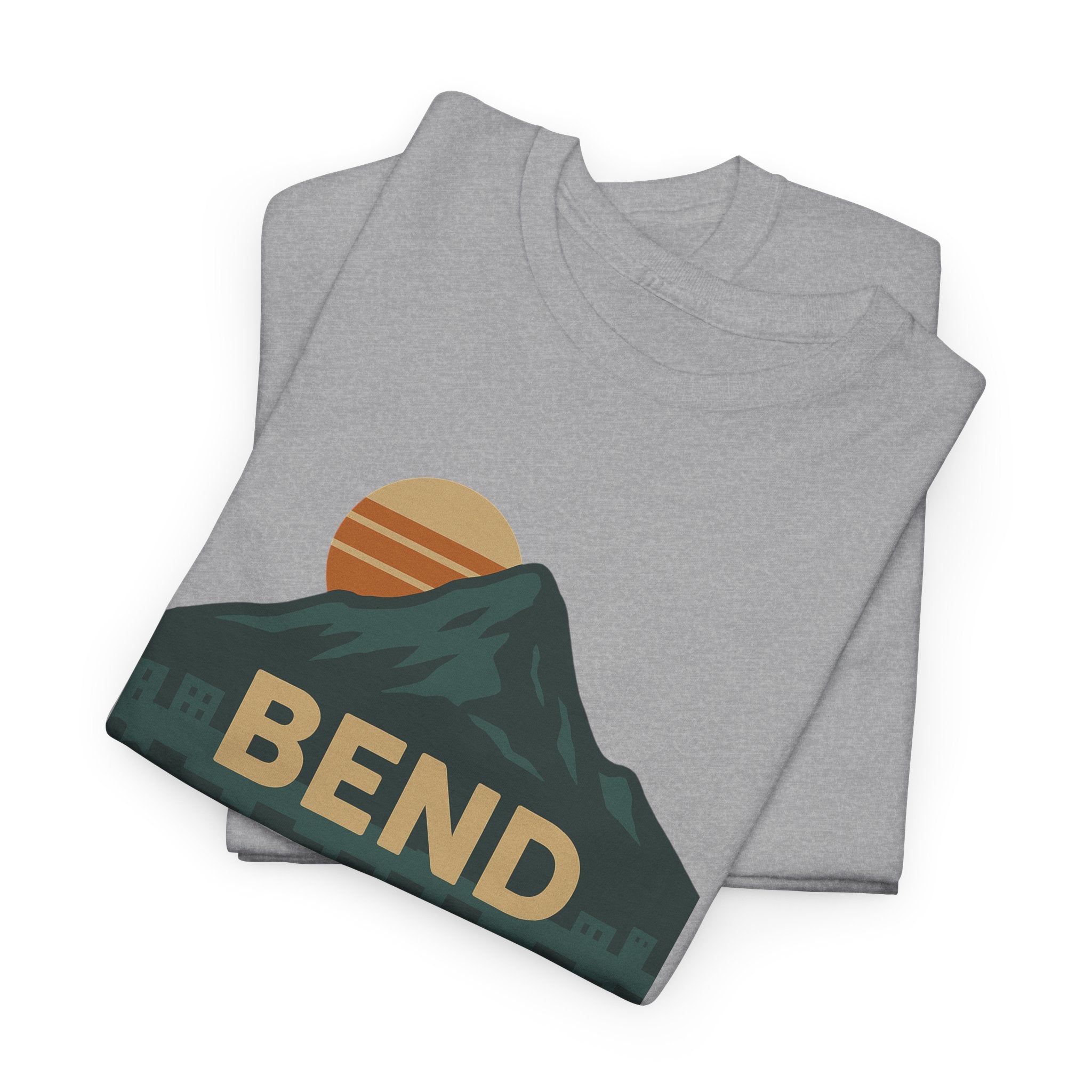 Bend Oregon Vinyl Stop T-Shirt | Mountain Record Player Tee Record Store