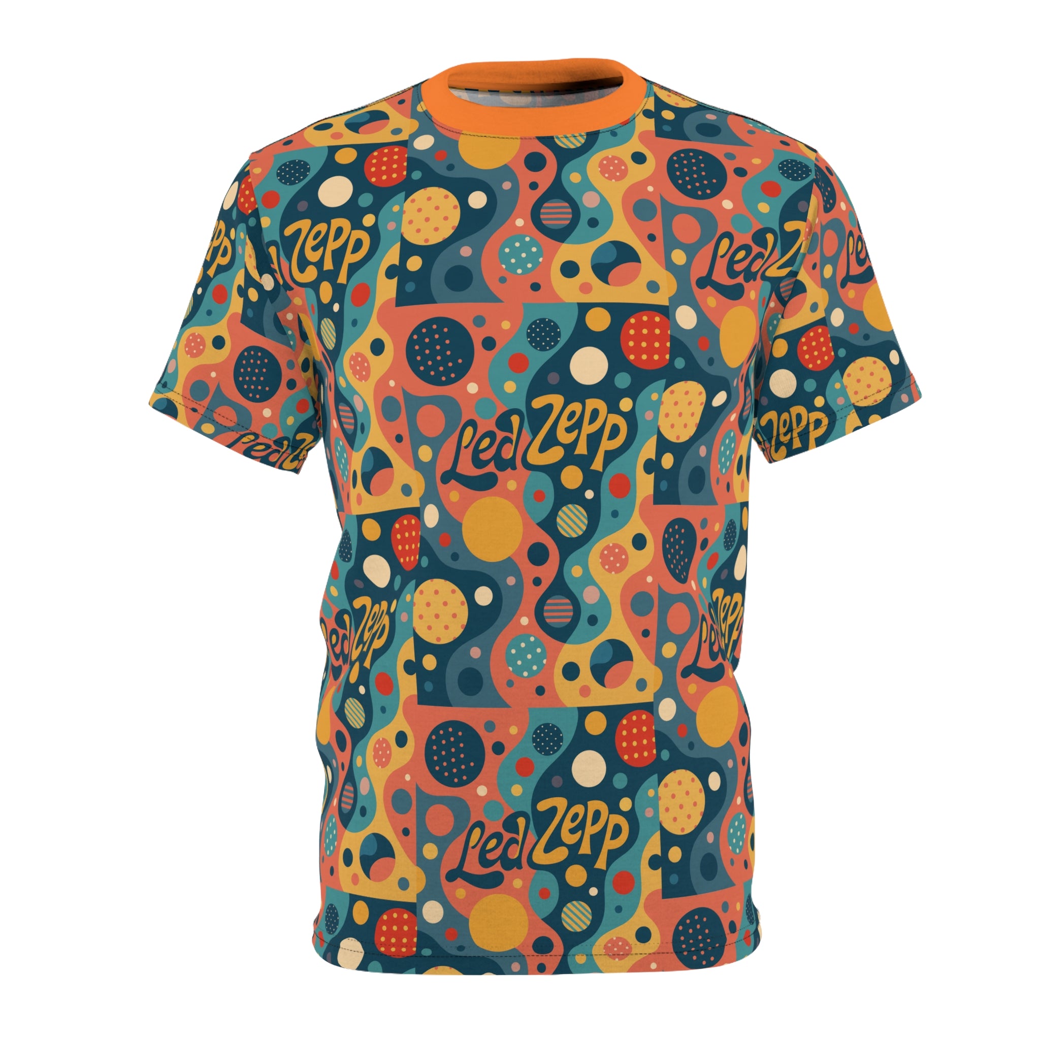 Led Zepp psychedelic pattern Tee | All-over print shirt