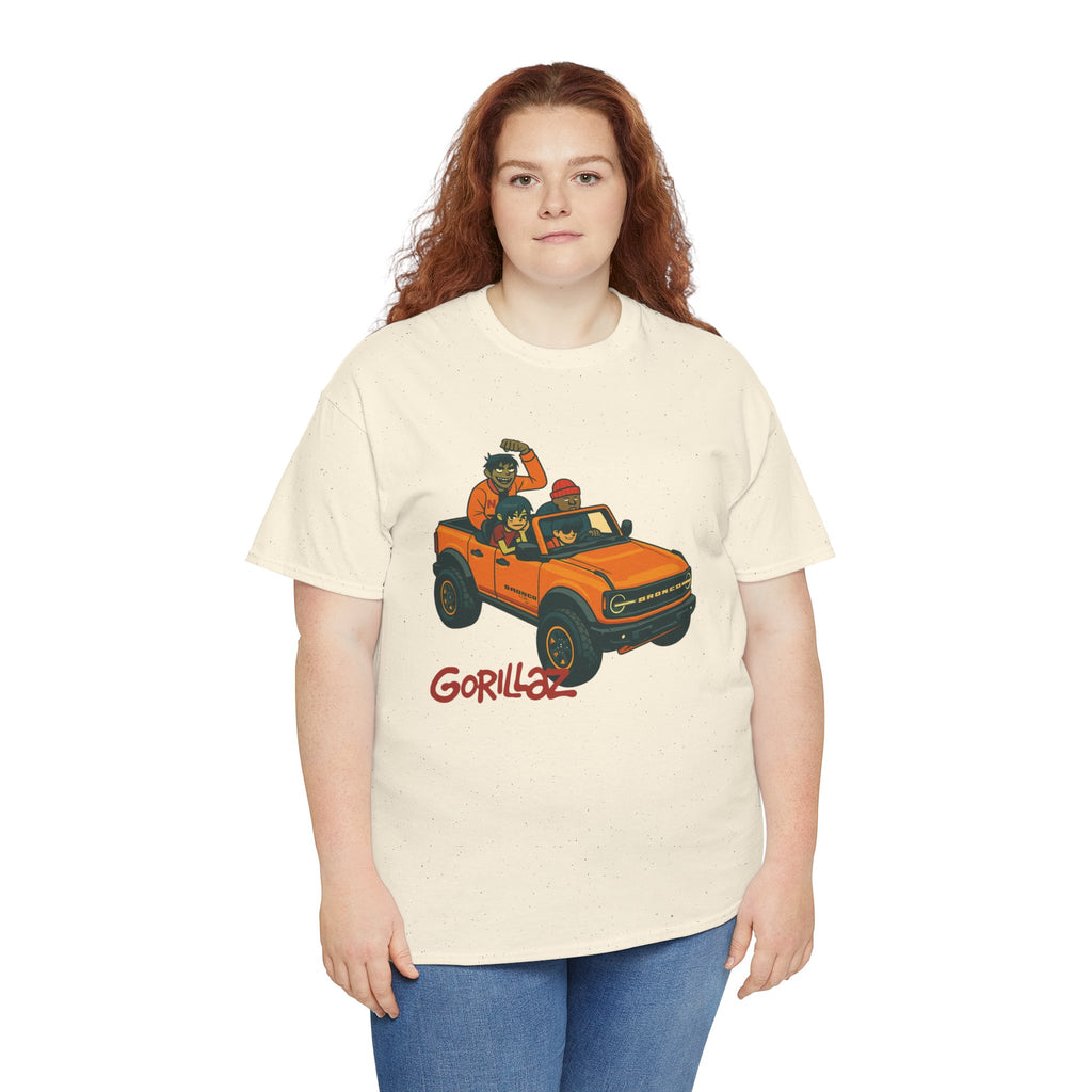 Gorillaz Inspired Bronco Jeep Tee | Band T-Shirt