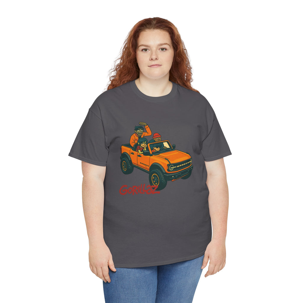 Gorillaz Inspired Bronco Jeep Tee | Band T-Shirt