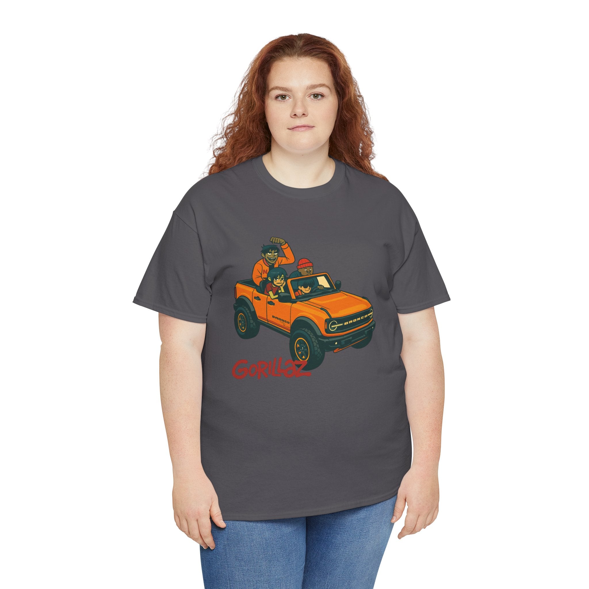 Gorillaz Inspired Bronco Jeep Tee | Band T-Shirt