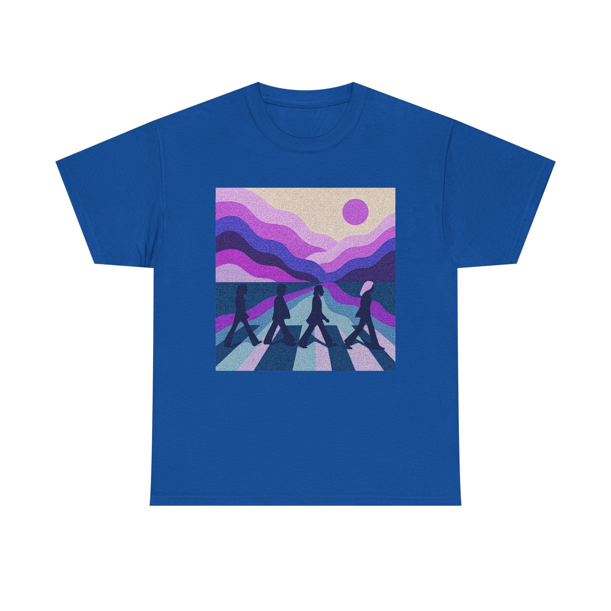 Copy of Beatles Inspired Abbey Road Tee | Retro Sunset Waves vinyl record vibes pop music