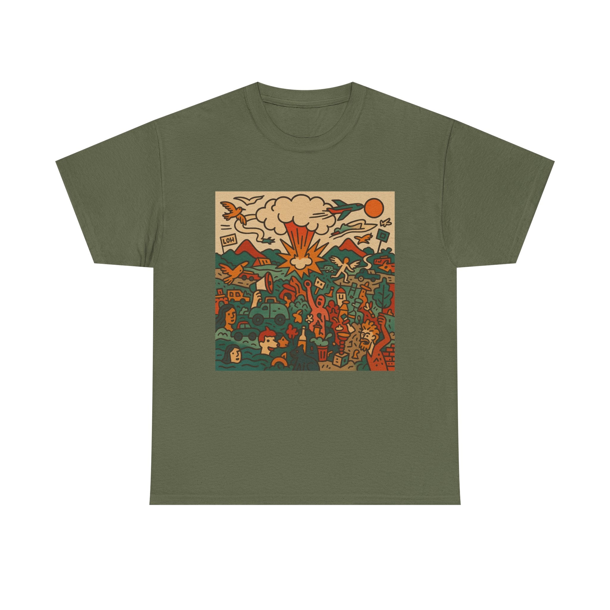 Green Day Inspired Tee | Retro Dookie t-shirt vinyl album rock cover