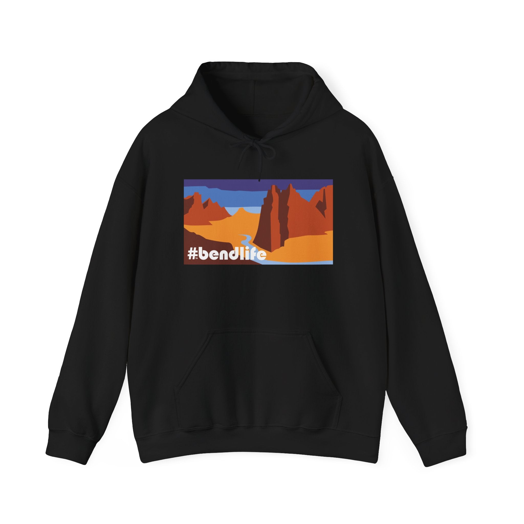 Bend Oregon #bendlife Smith Rock Hoodie - Cascade Collection Bend Oregon Hoodie