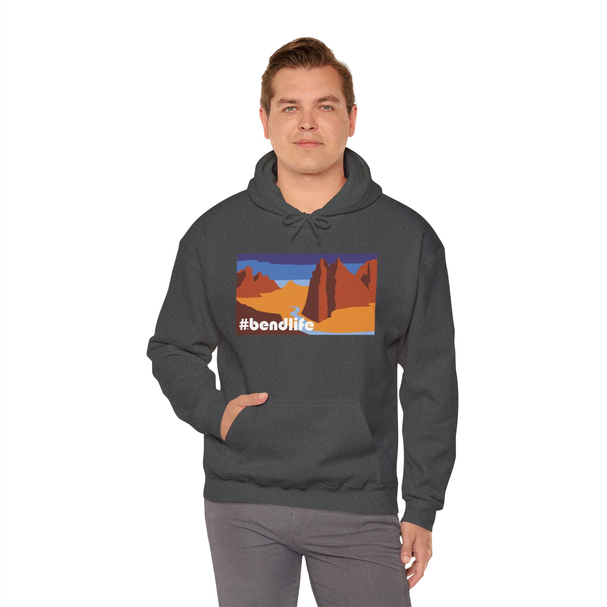Bend Oregon #bendlife Smith Rock Hoodie - Cascade Collection Bend Oregon Hoodie