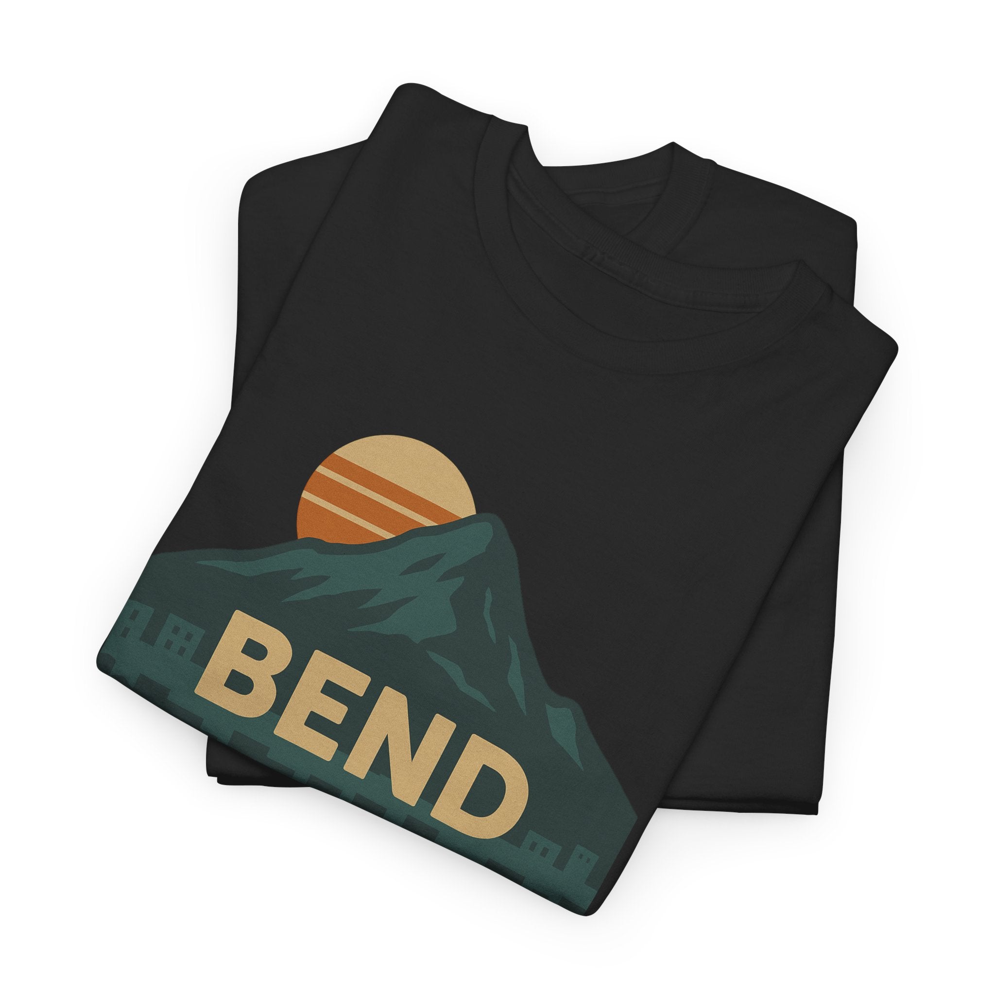 Bend Oregon Vinyl Stop T-Shirt | Mountain Record Player Tee Record Store