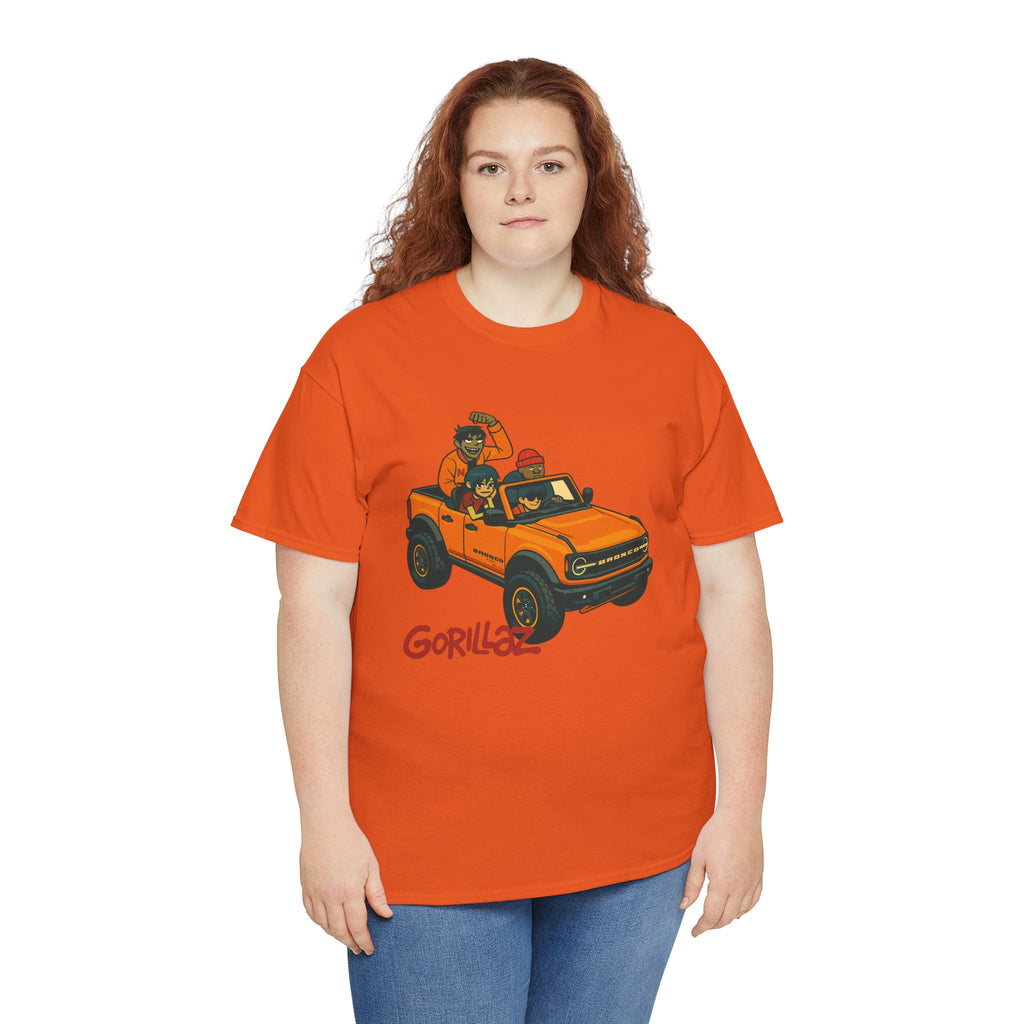 Gorillaz Inspired Bronco Jeep Tee | Band T-Shirt