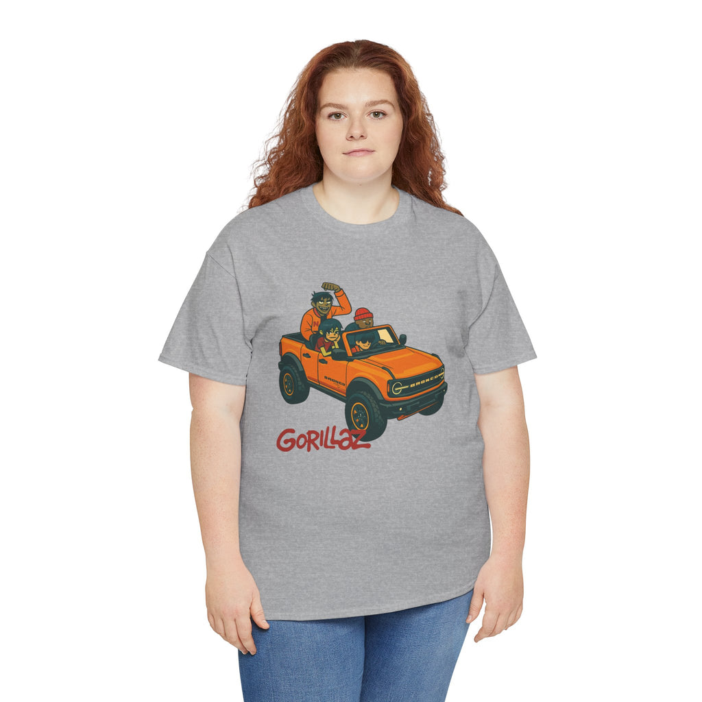 Gorillaz Inspired Bronco Jeep Tee | Band T-Shirt