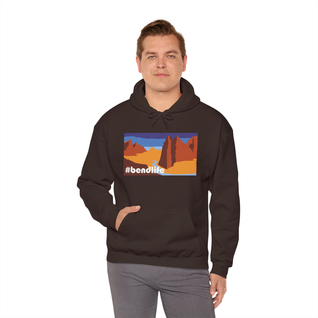 Bend Oregon #bendlife Smith Rock Hoodie - Cascade Collection Bend Oregon Hoodie
