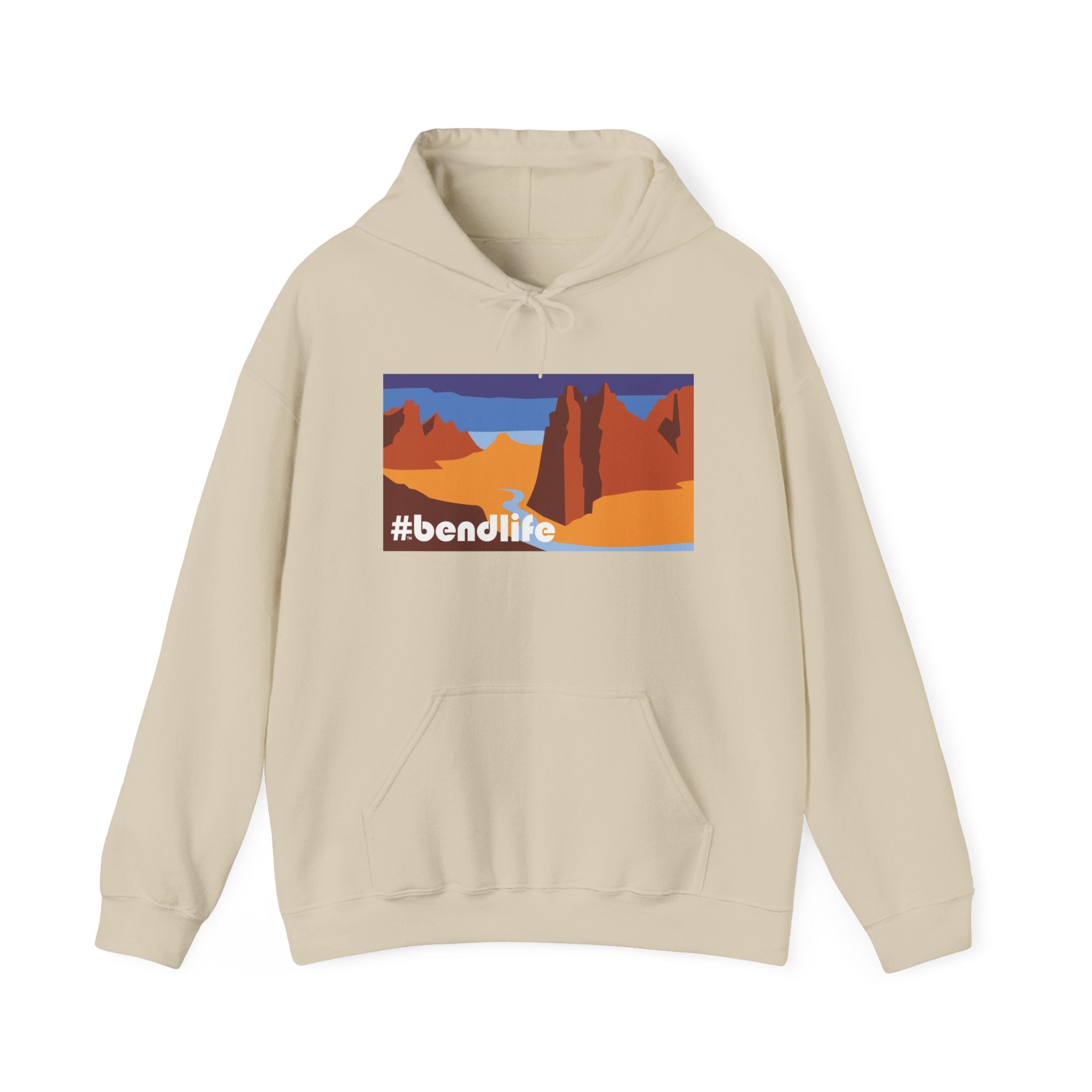 Bend Oregon #bendlife Smith Rock Hoodie - Cascade Collection Bend Oregon Hoodie