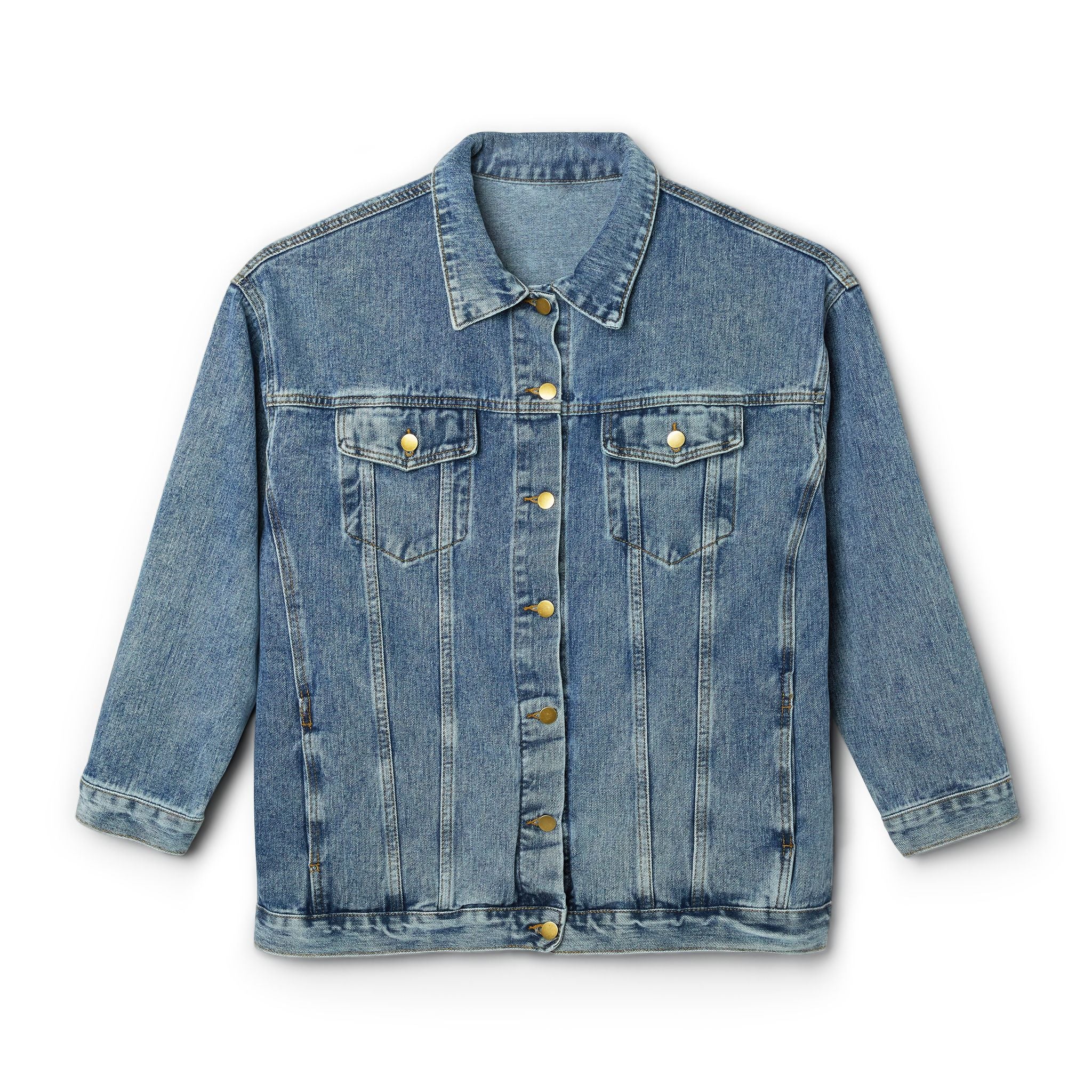 Beatles Inspired Abbey Rd Denim Jacket Women's