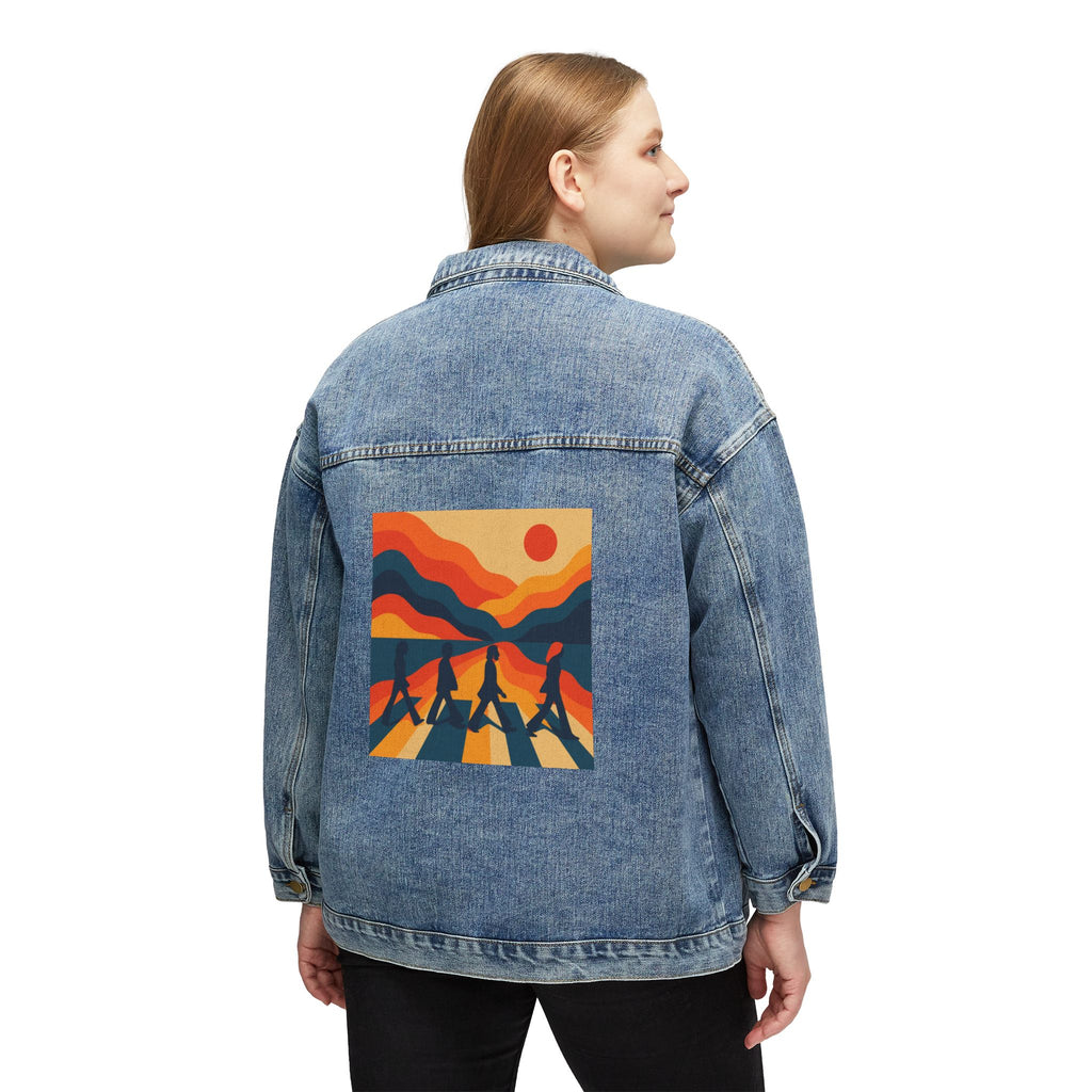 Beatles Inspired Abbey Rd Denim Jacket Women's