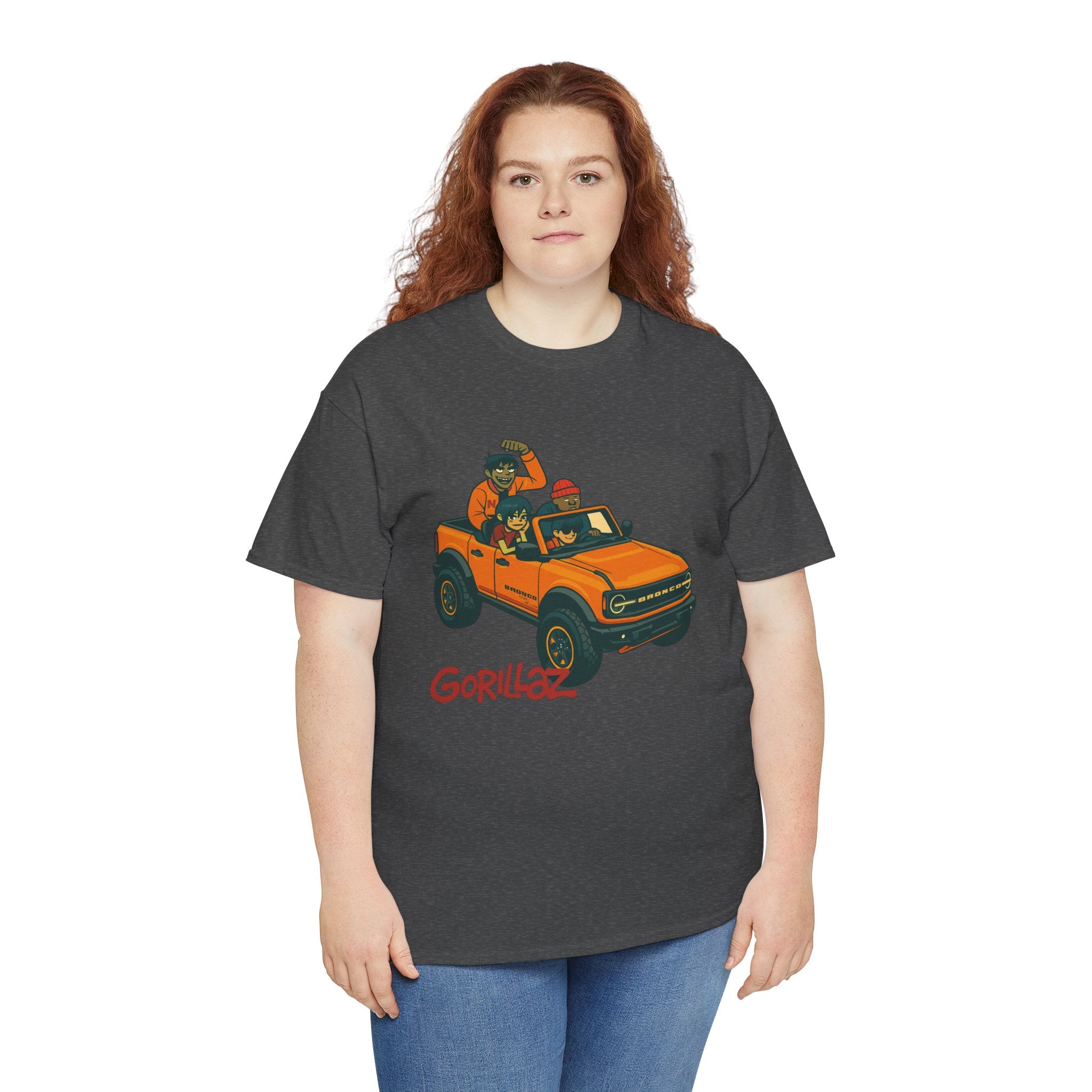 Gorillaz Inspired Bronco Jeep Tee | Band T-Shirt