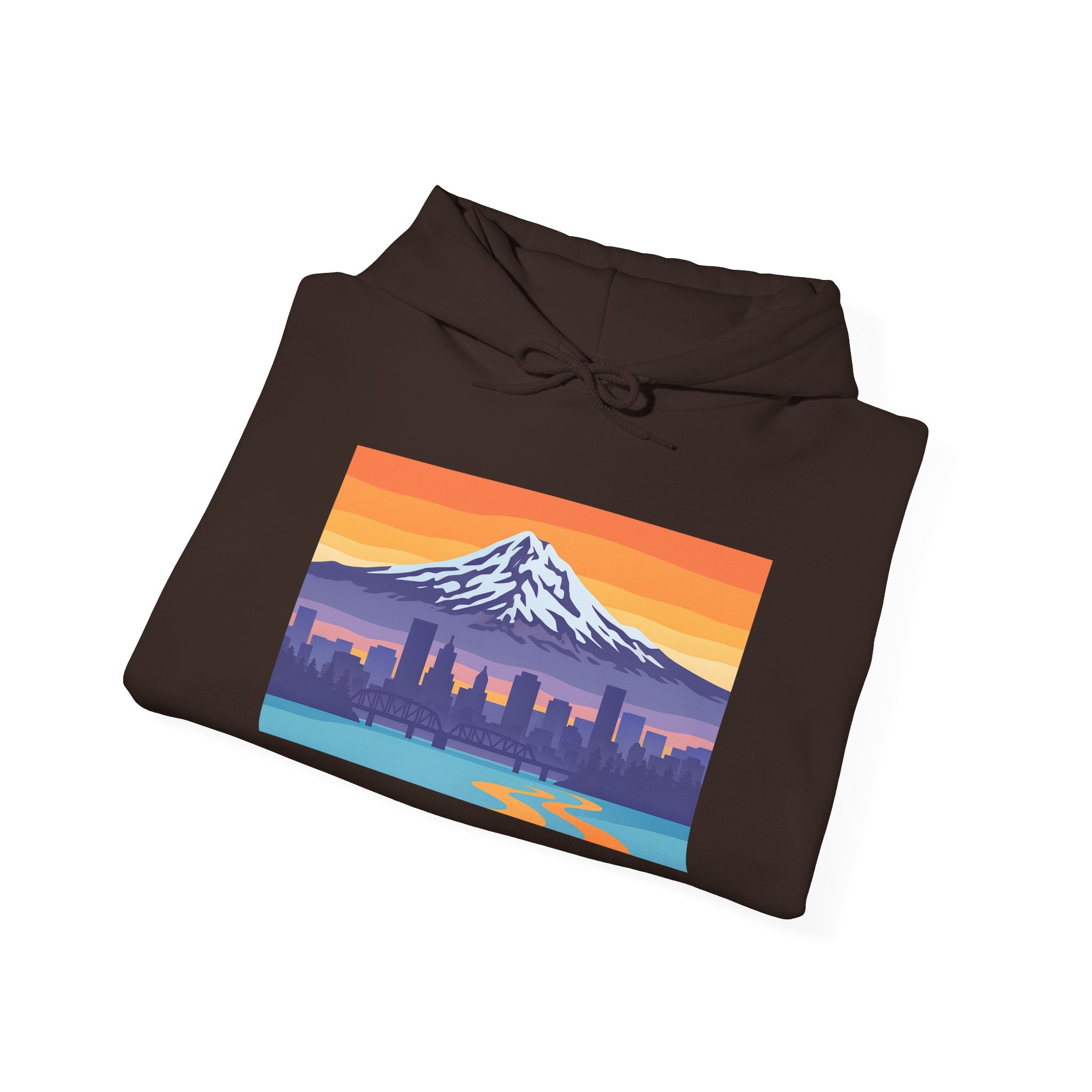 Portland Oregon City Mt Hood #bendlife Hoodie - Cascade Collection Portland Oregon Hoodie