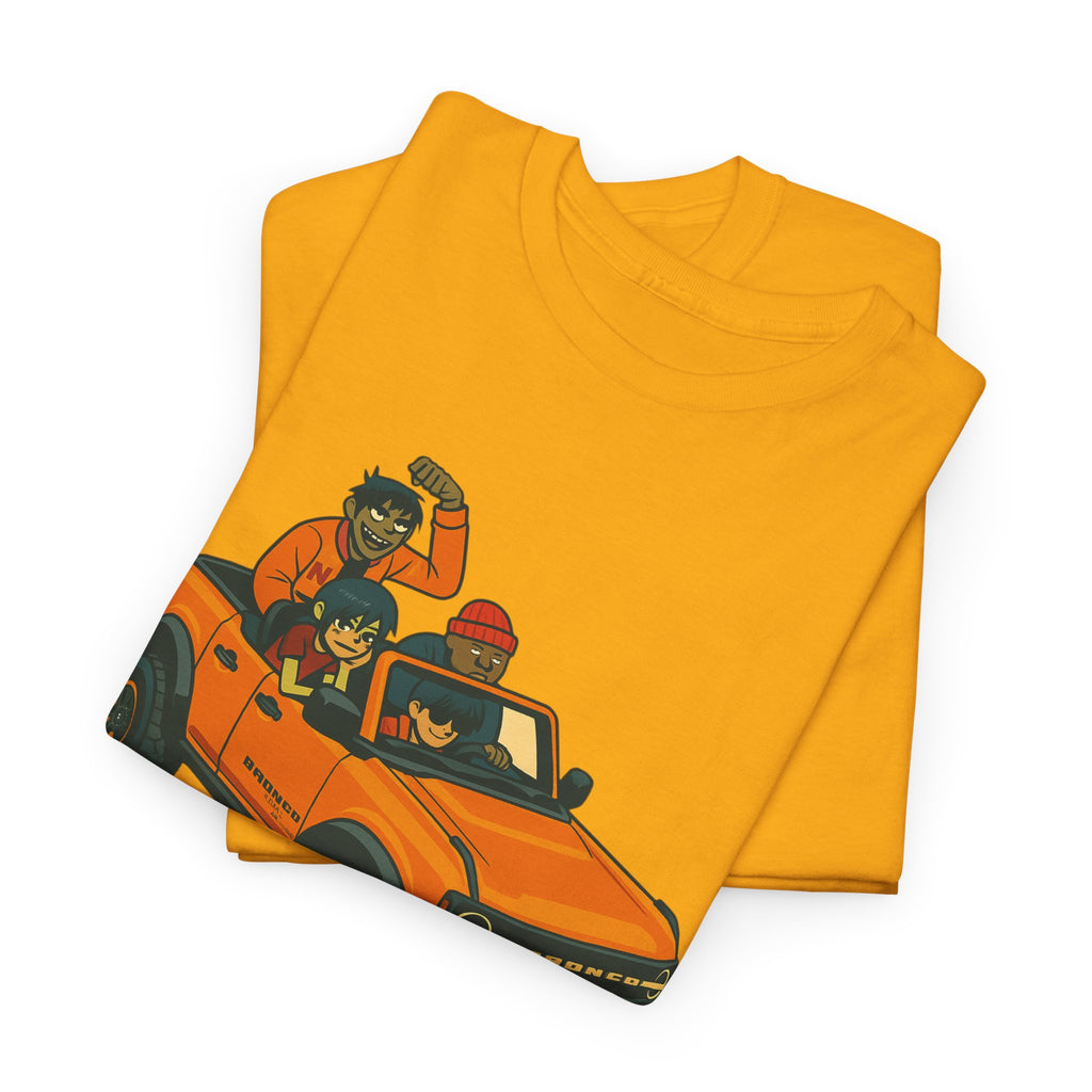 Gorillaz Inspired Bronco Jeep Tee | Band T-Shirt