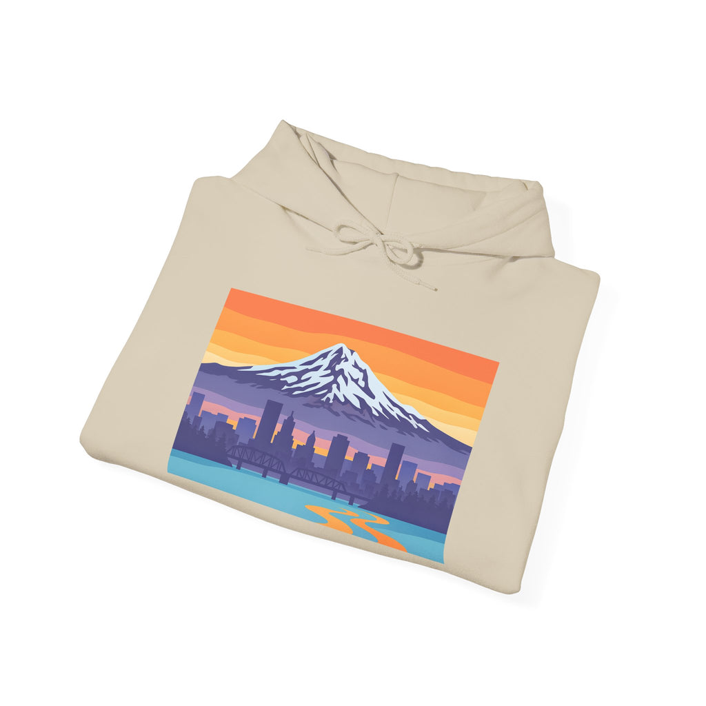 Portland Oregon City Mt Hood #bendlife Hoodie - Cascade Collection Portland Oregon Hoodie