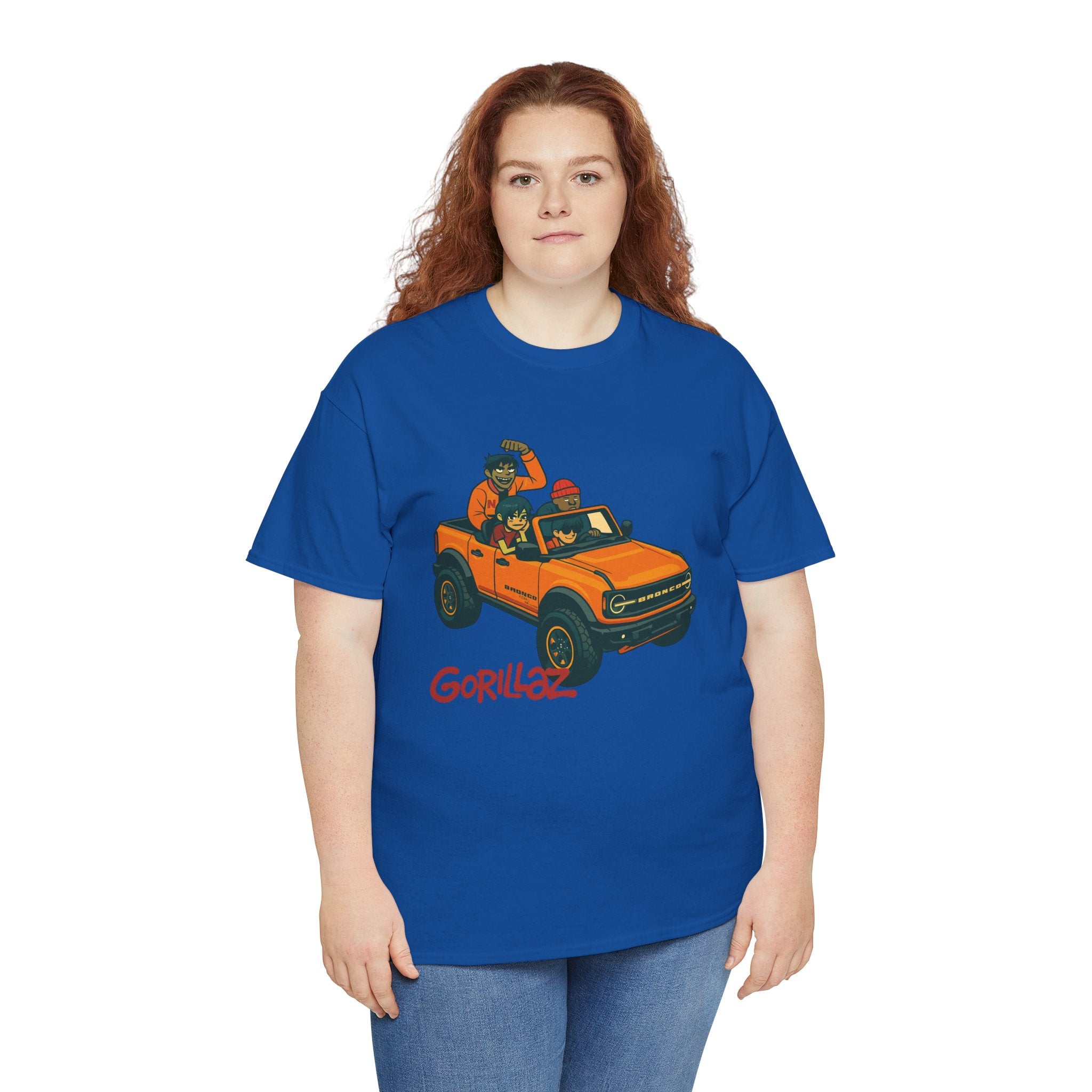Gorillaz Inspired Bronco Jeep Tee | Band T-Shirt