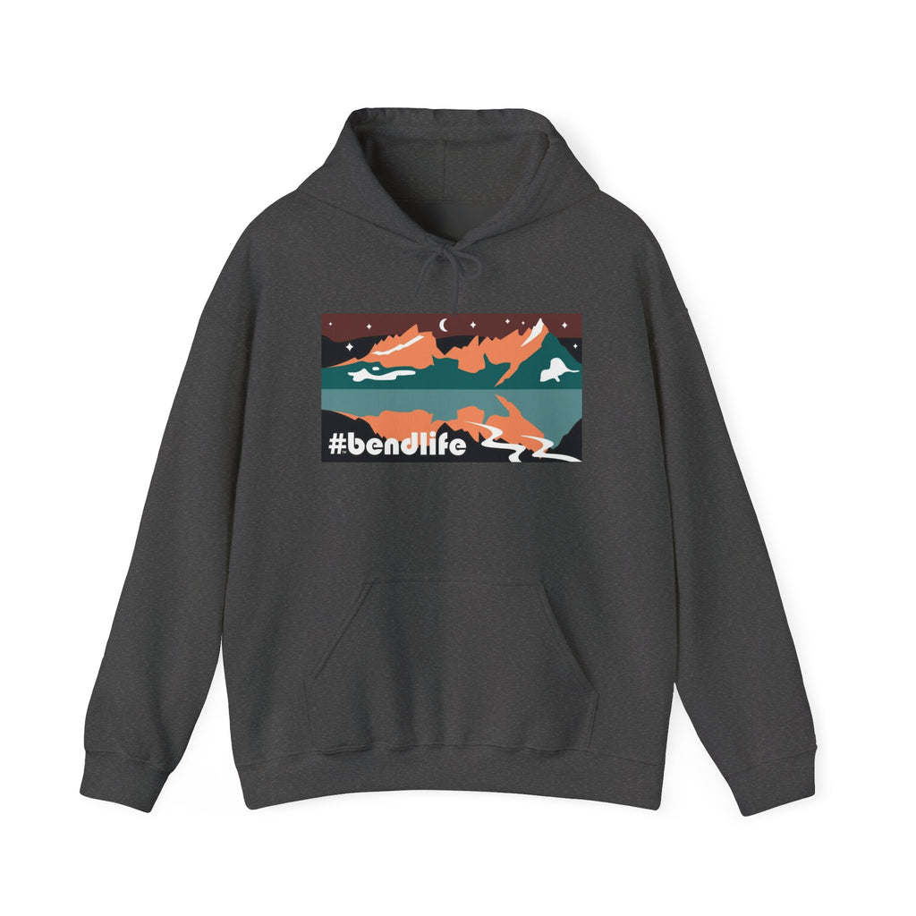 Bend Oregon #bendlife Broken Top Mountain Hoodie - Cascade Collection Bend Oregon Hoodie