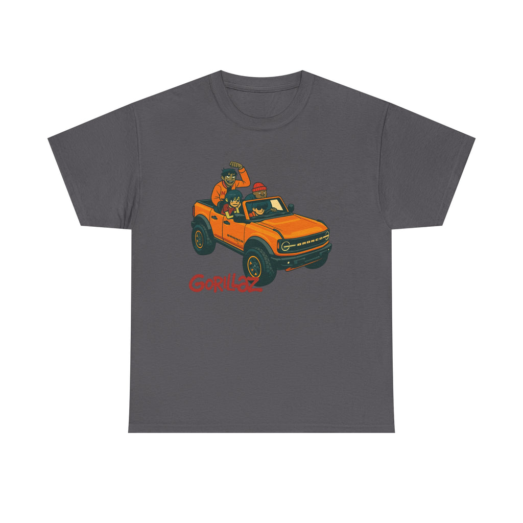 Gorillaz Inspired Bronco Jeep Tee | Band T-Shirt