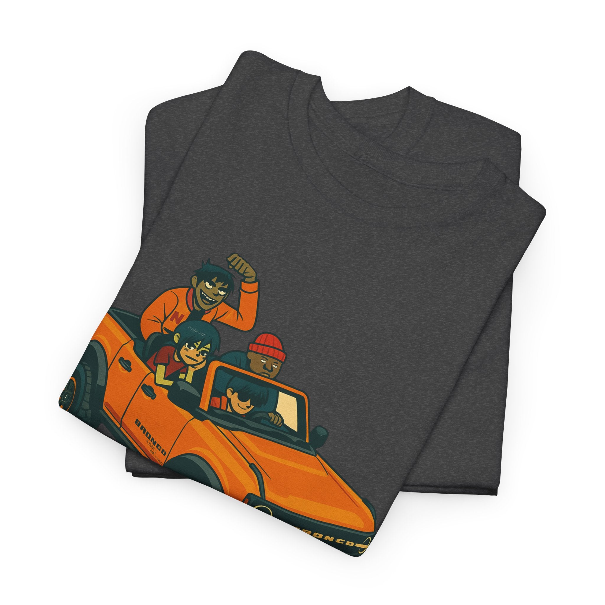 Gorillaz Inspired Bronco Jeep Tee | Band T-Shirt