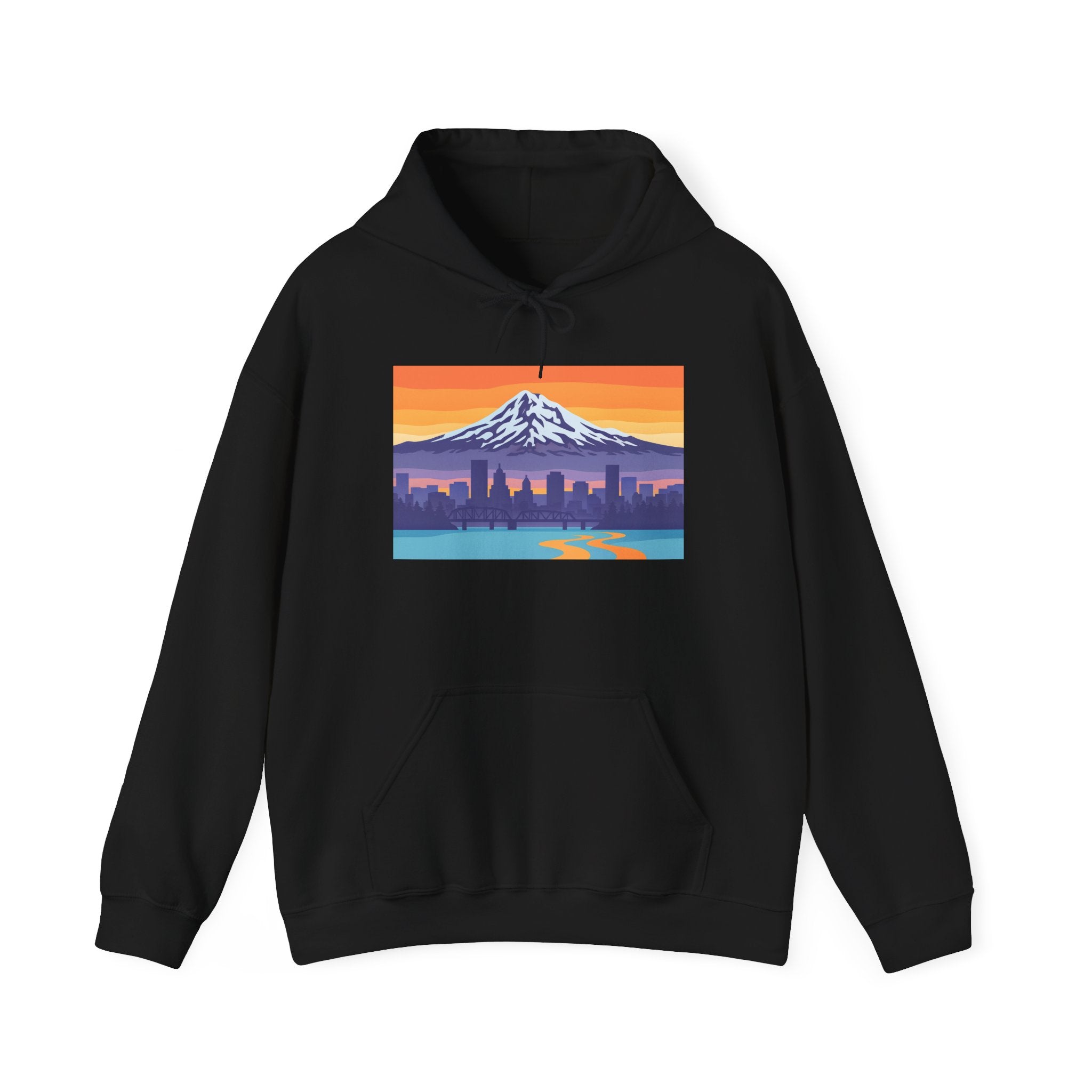 Portland Oregon City Mt Hood #bendlife Hoodie - Cascade Collection Portland Oregon Hoodie