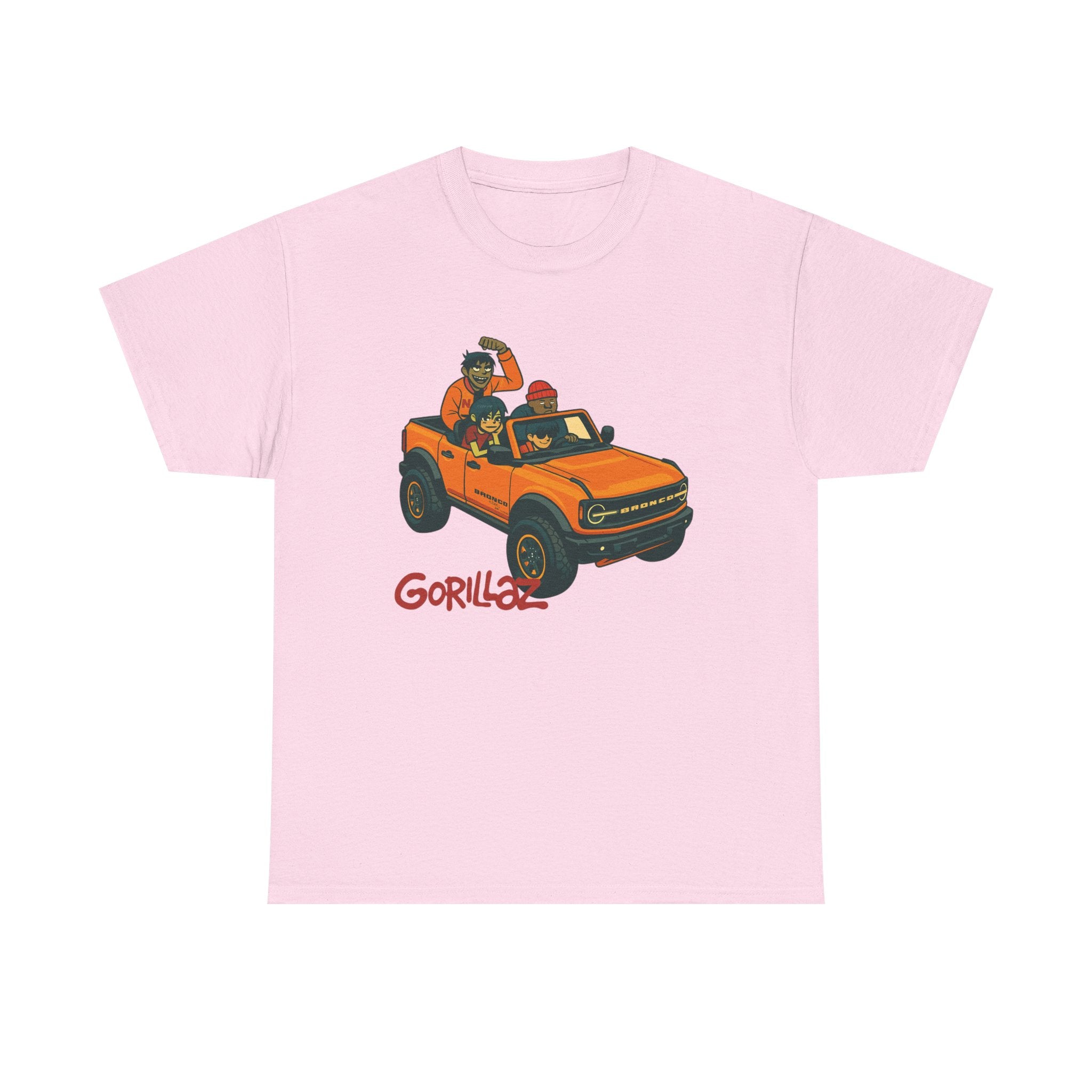 Gorillaz Inspired Bronco Jeep Tee | Band T-Shirt