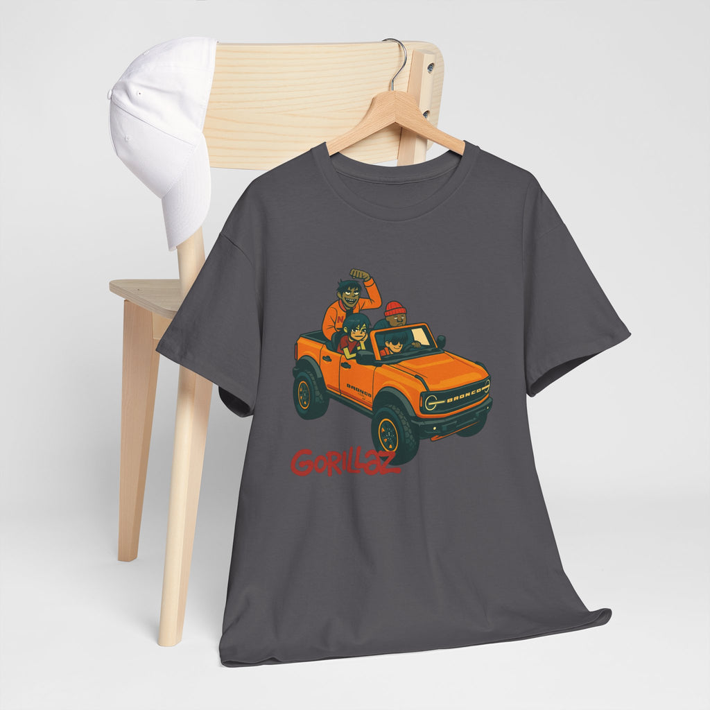 Gorillaz Inspired Bronco Jeep Tee | Band T-Shirt