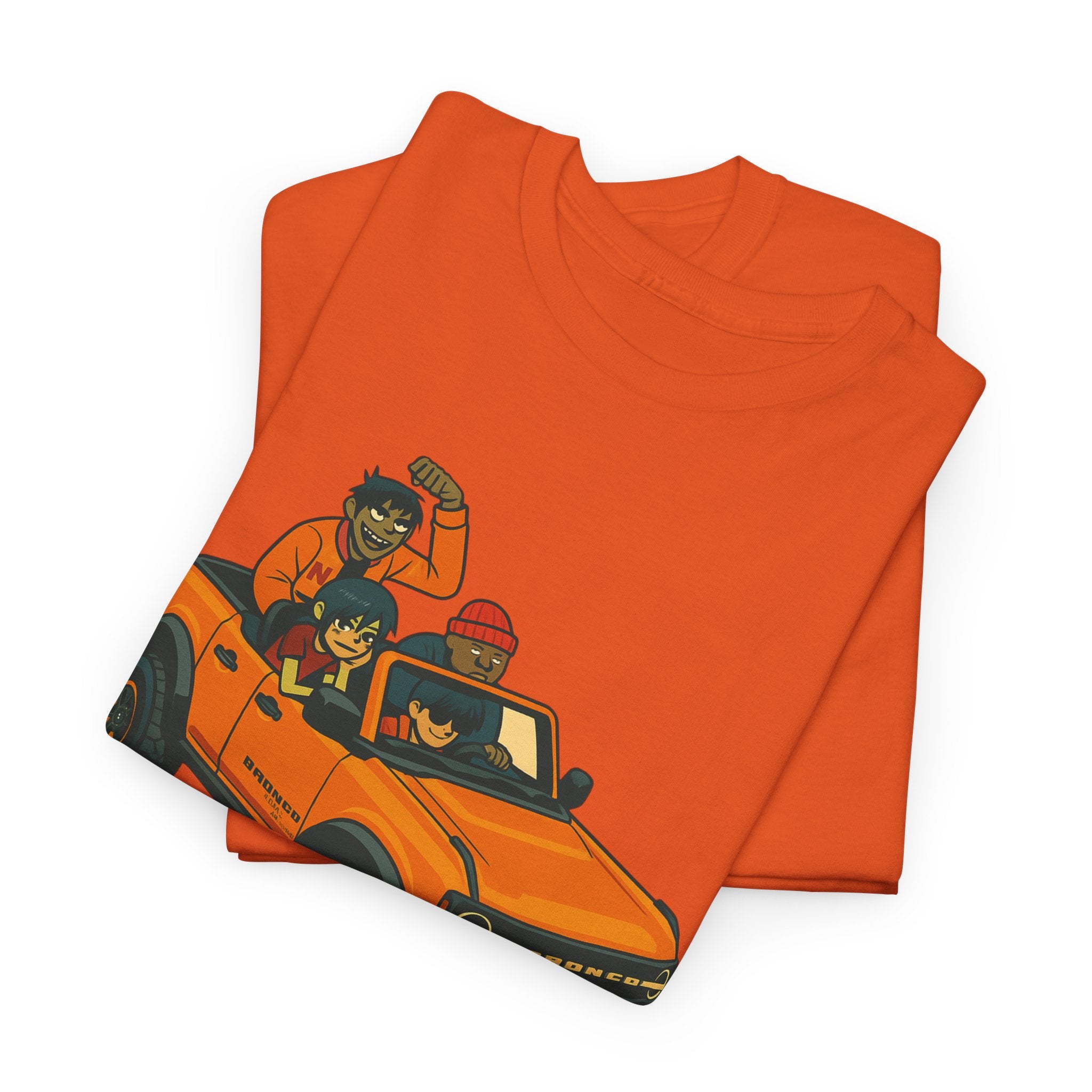 Gorillaz Inspired Bronco Jeep Tee | Band T-Shirt