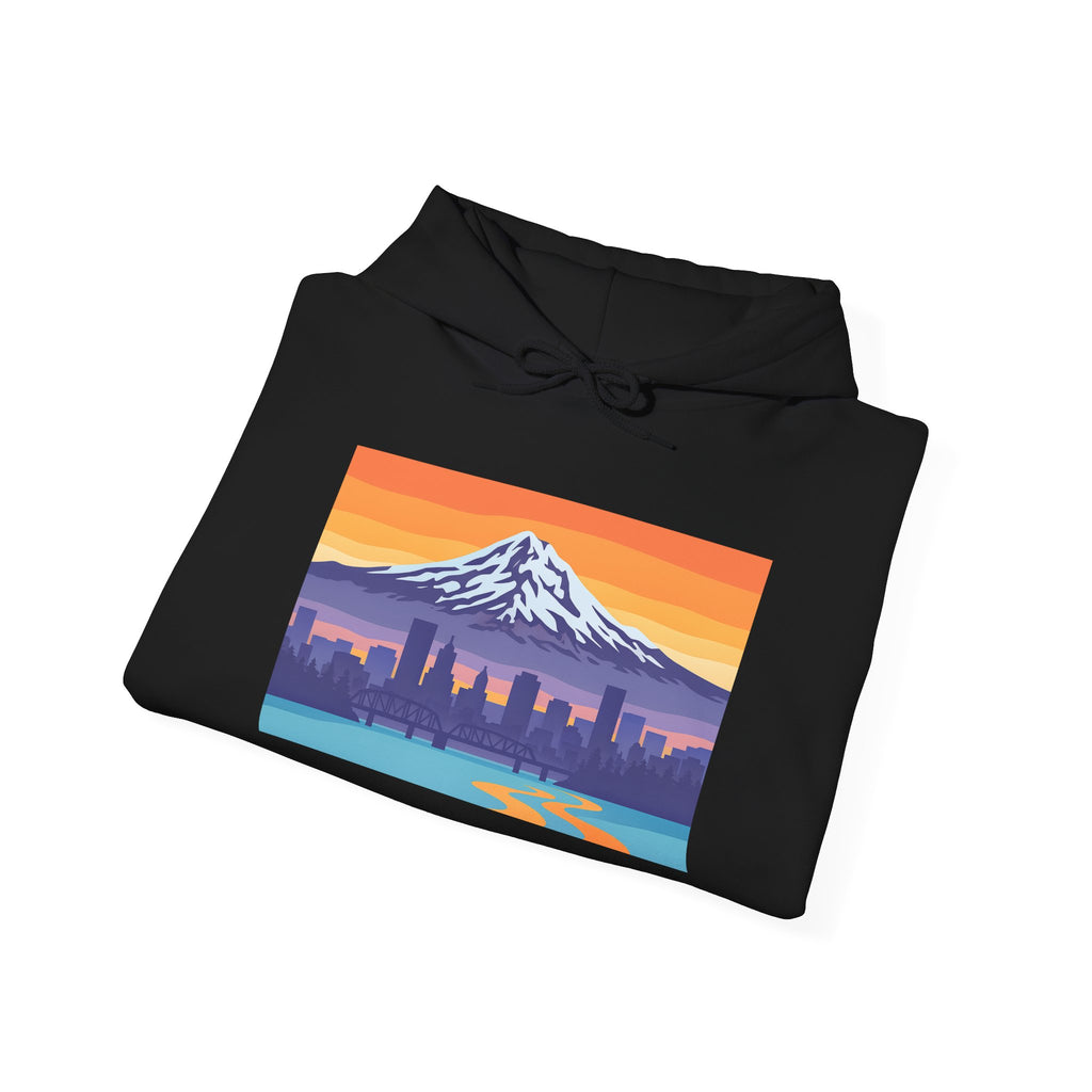 Portland Oregon City Mt Hood #bendlife Hoodie - Cascade Collection Portland Oregon Hoodie