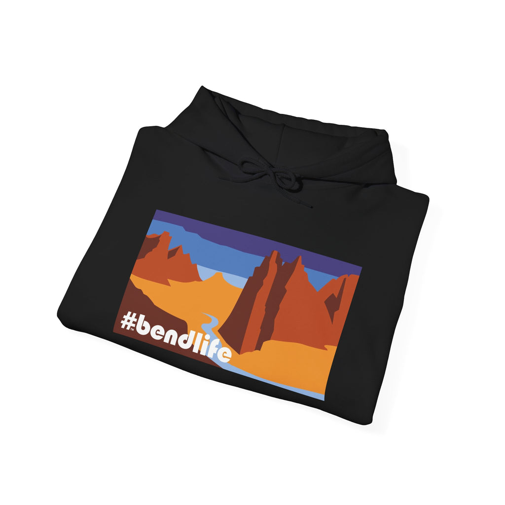 Bend Oregon #bendlife Smith Rock Hoodie - Cascade Collection Bend Oregon Hoodie