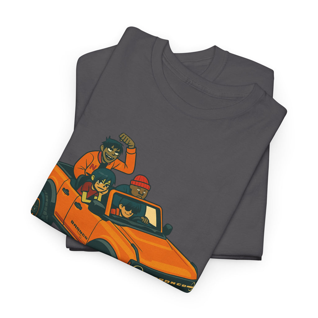 Gorillaz Inspired Bronco Jeep Tee | Band T-Shirt
