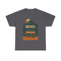 Bend Oregon Vinyl Stop T-Shirt | Mountain Record Player Tee Record Store