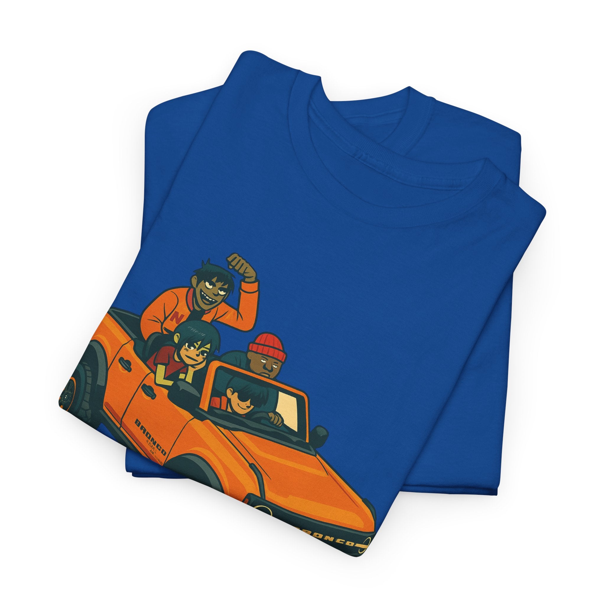 Gorillaz Inspired Bronco Jeep Tee | Band T-Shirt
