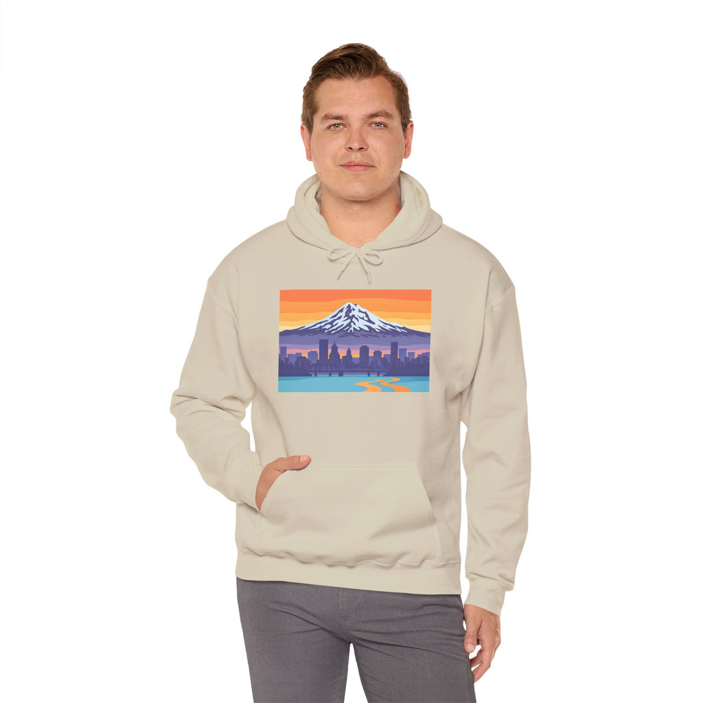 Portland Oregon City Mt Hood #bendlife Hoodie - Cascade Collection Portland Oregon Hoodie