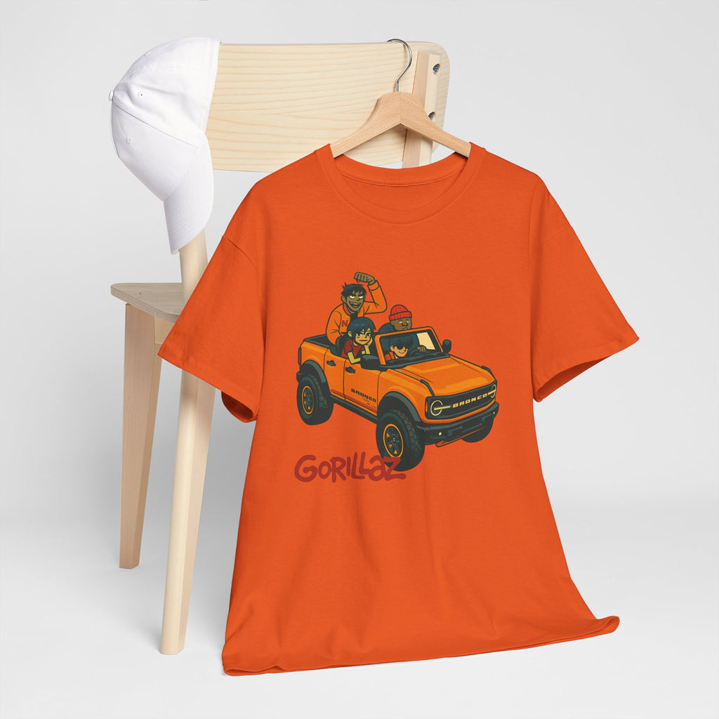 Gorillaz Inspired Bronco Jeep Tee | Band T-Shirt