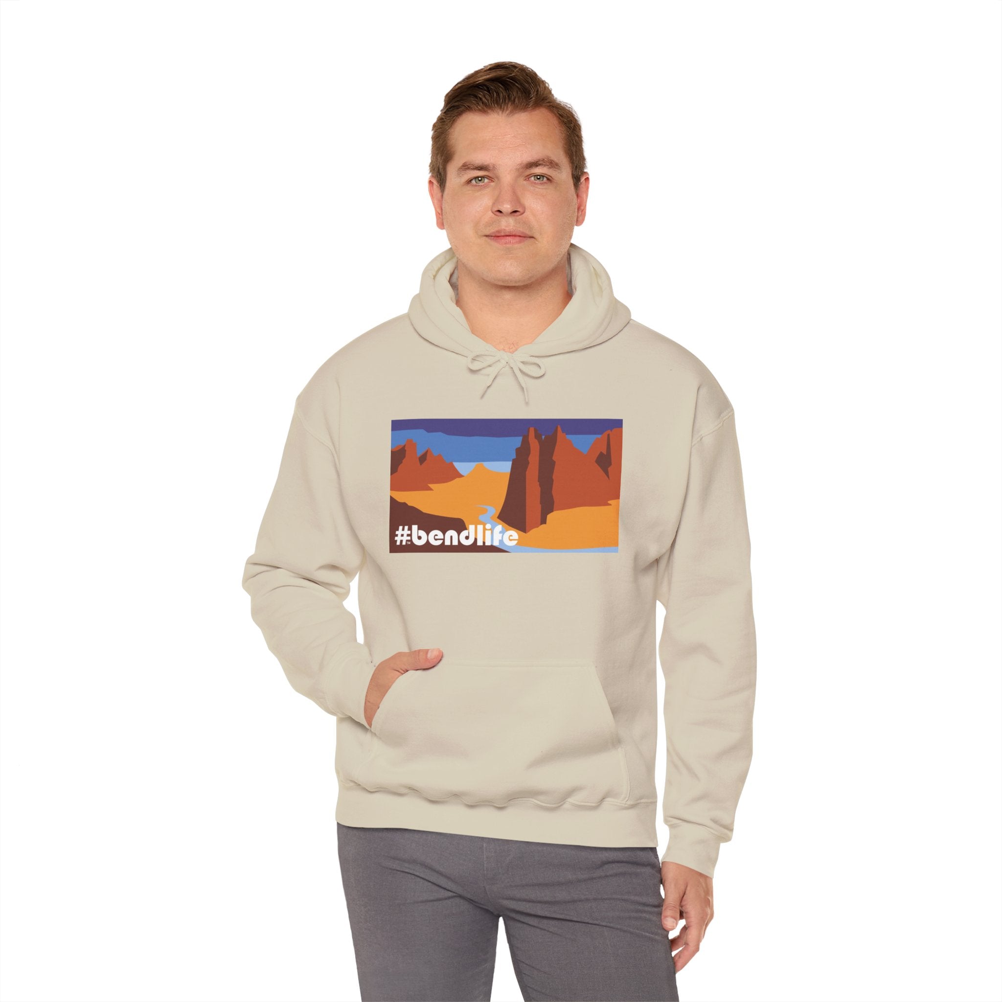 Bend Oregon #bendlife Smith Rock Hoodie - Cascade Collection Bend Oregon Hoodie