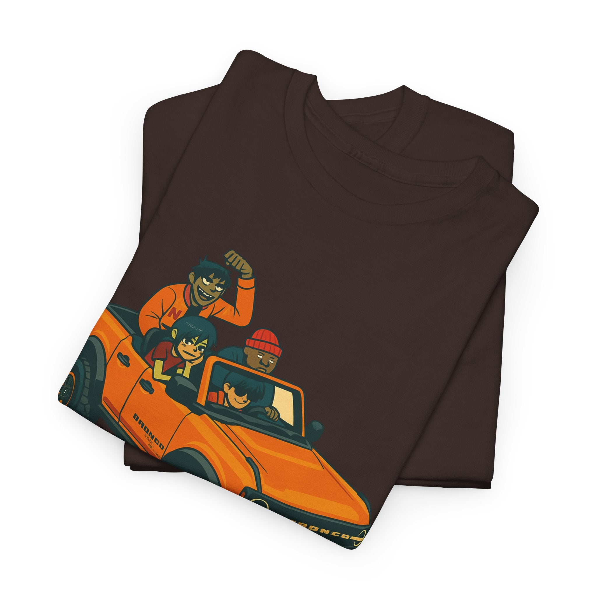Gorillaz Inspired Bronco Jeep Tee | Band T-Shirt