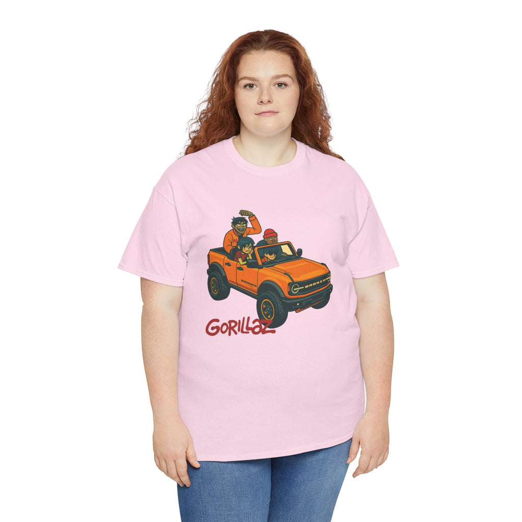 Gorillaz Inspired Bronco Jeep Tee | Band T-Shirt