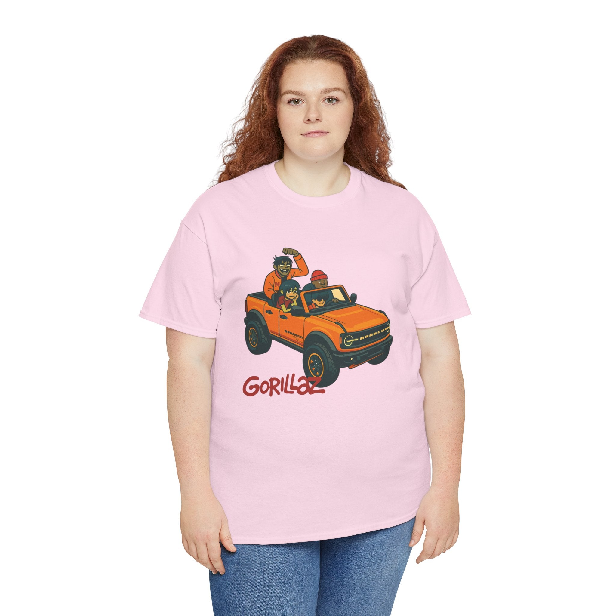 Gorillaz Inspired Bronco Jeep Tee | Band T-Shirt