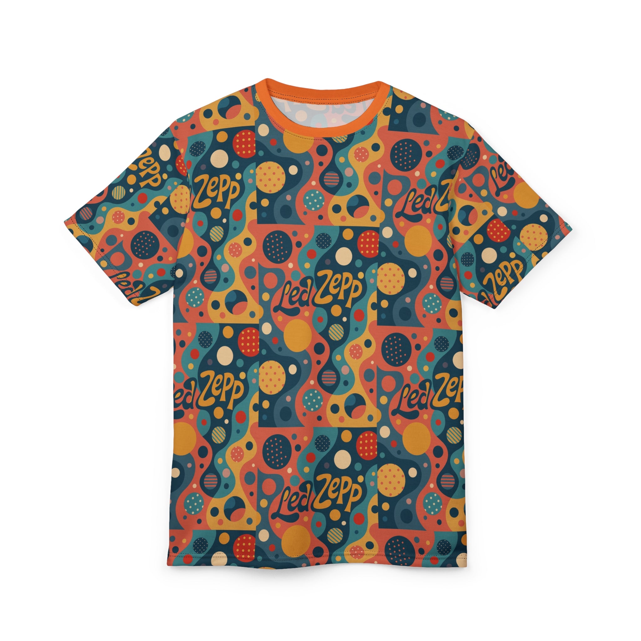 Led Zepp psychedelic pattern Tee | All-over print shirt
