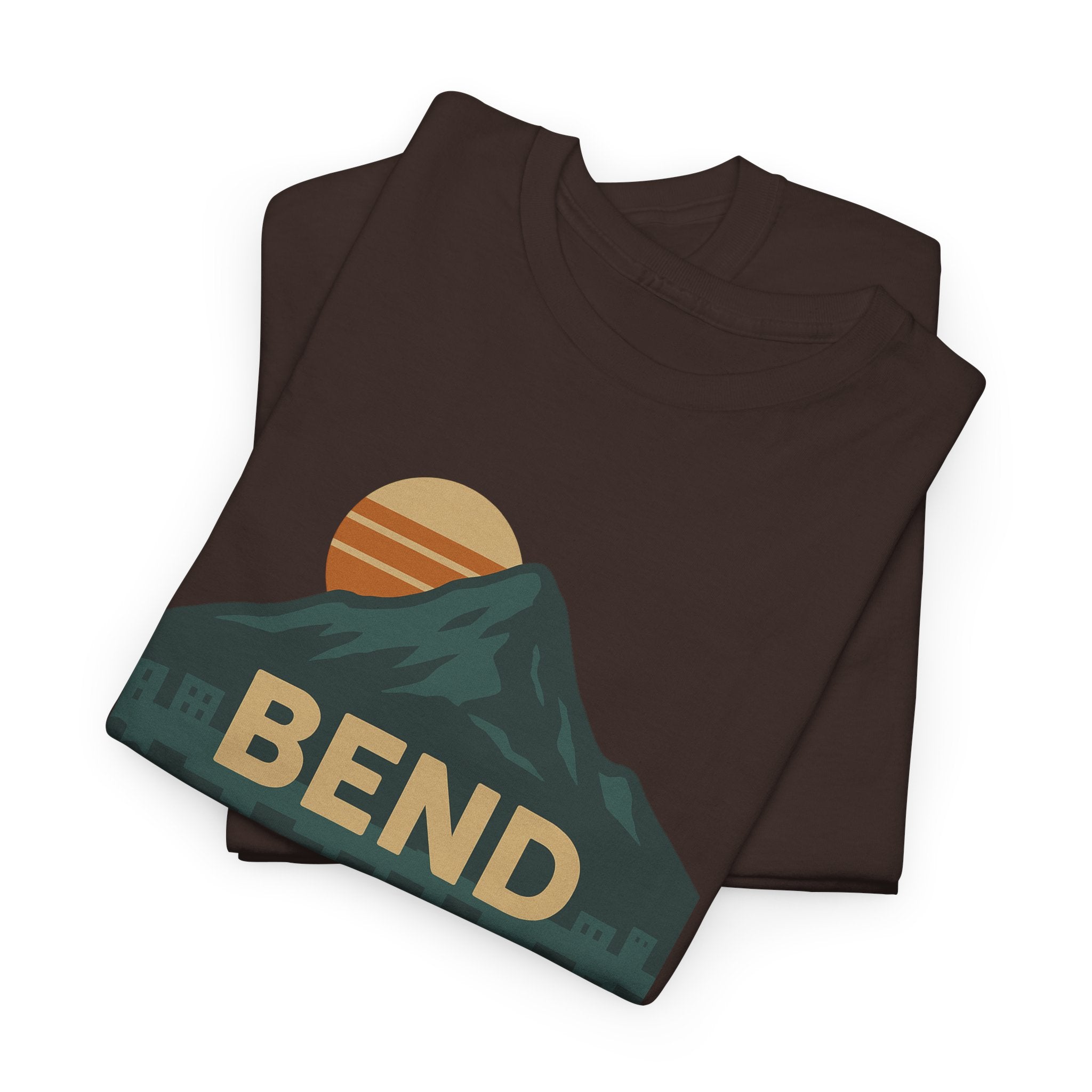 Bend Oregon Vinyl Stop T-Shirt | Mountain Record Player Tee Record Store