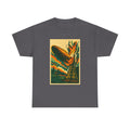 Led Zepp Burning Airship T-Shirt | Retro Zeppelin Explosion Illustration lll 3