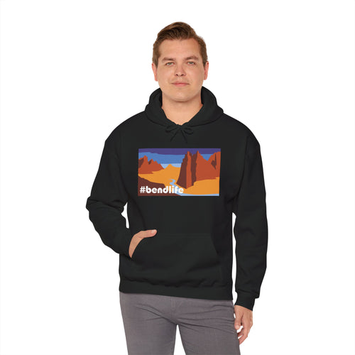 Bend Oregon #bendlife Smith Rock Hoodie - Cascade Collection Bend Oregon Hoodie